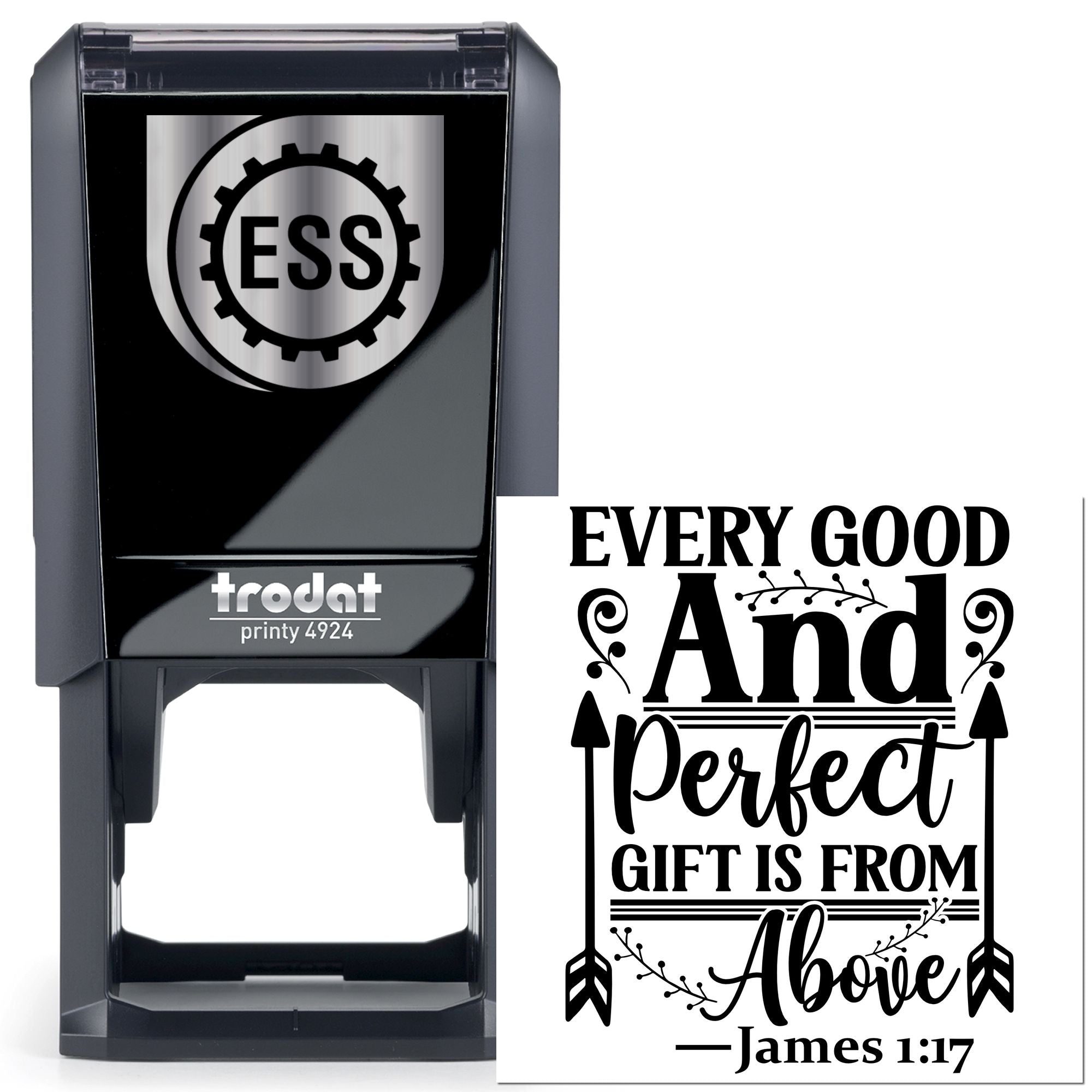 Self-Inking Bible Verse Paper Craft Stamp