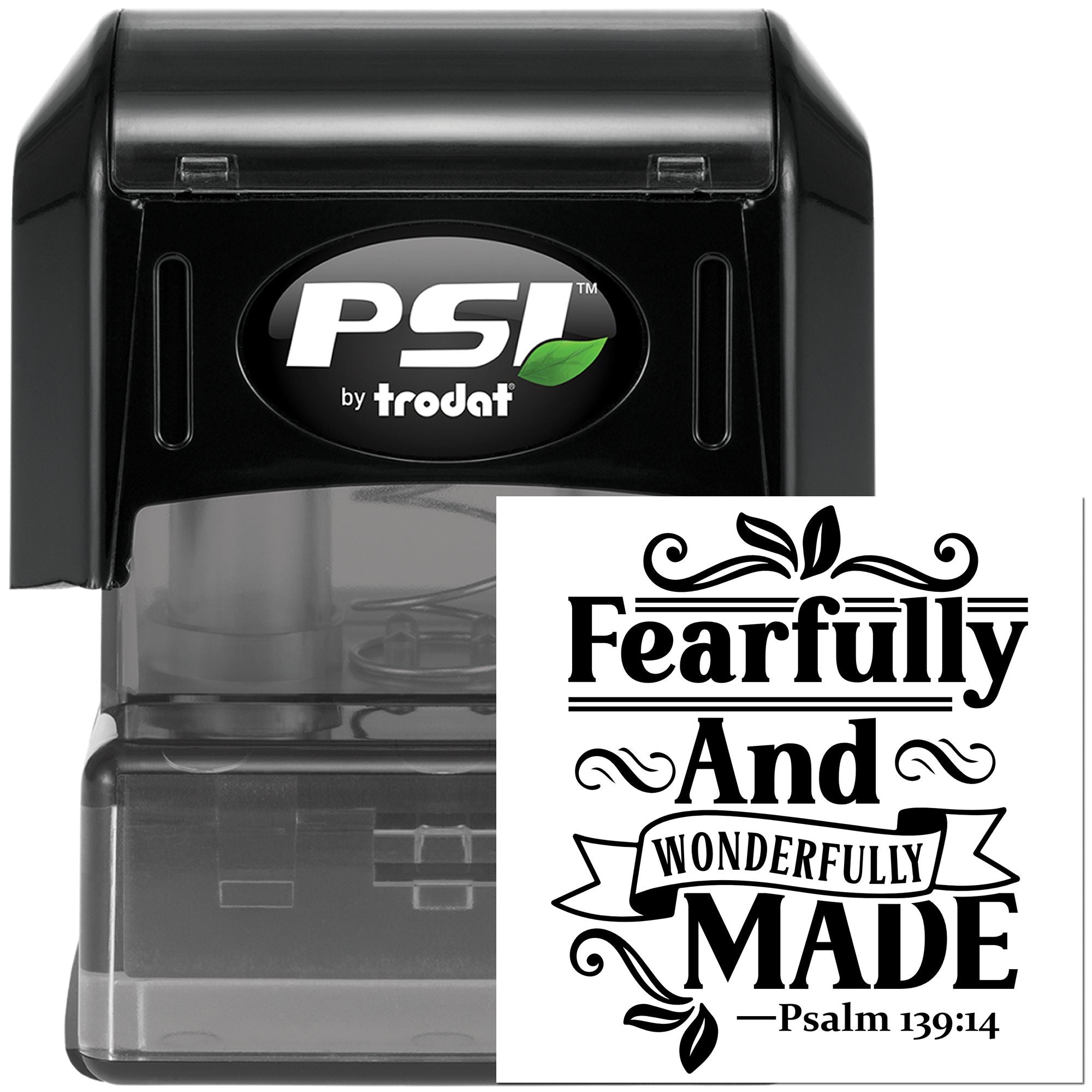 Pre-Inked Fearfully Wonderfully Made Papercraft Stamp