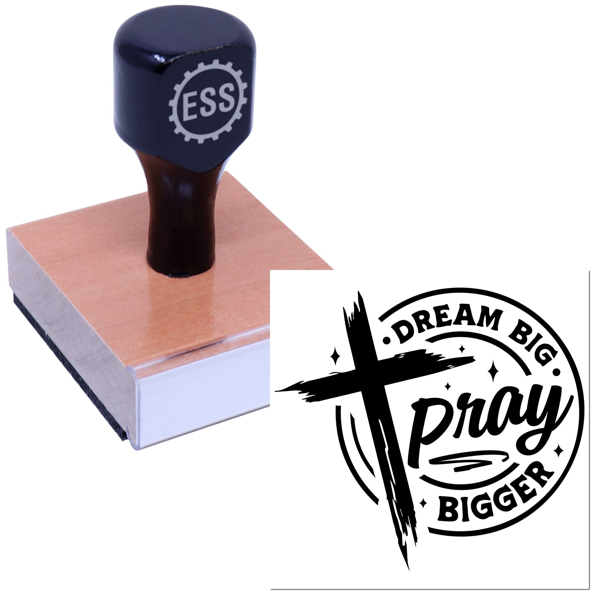 Faith Dream Amplified Paper Goods Rubber Stamp