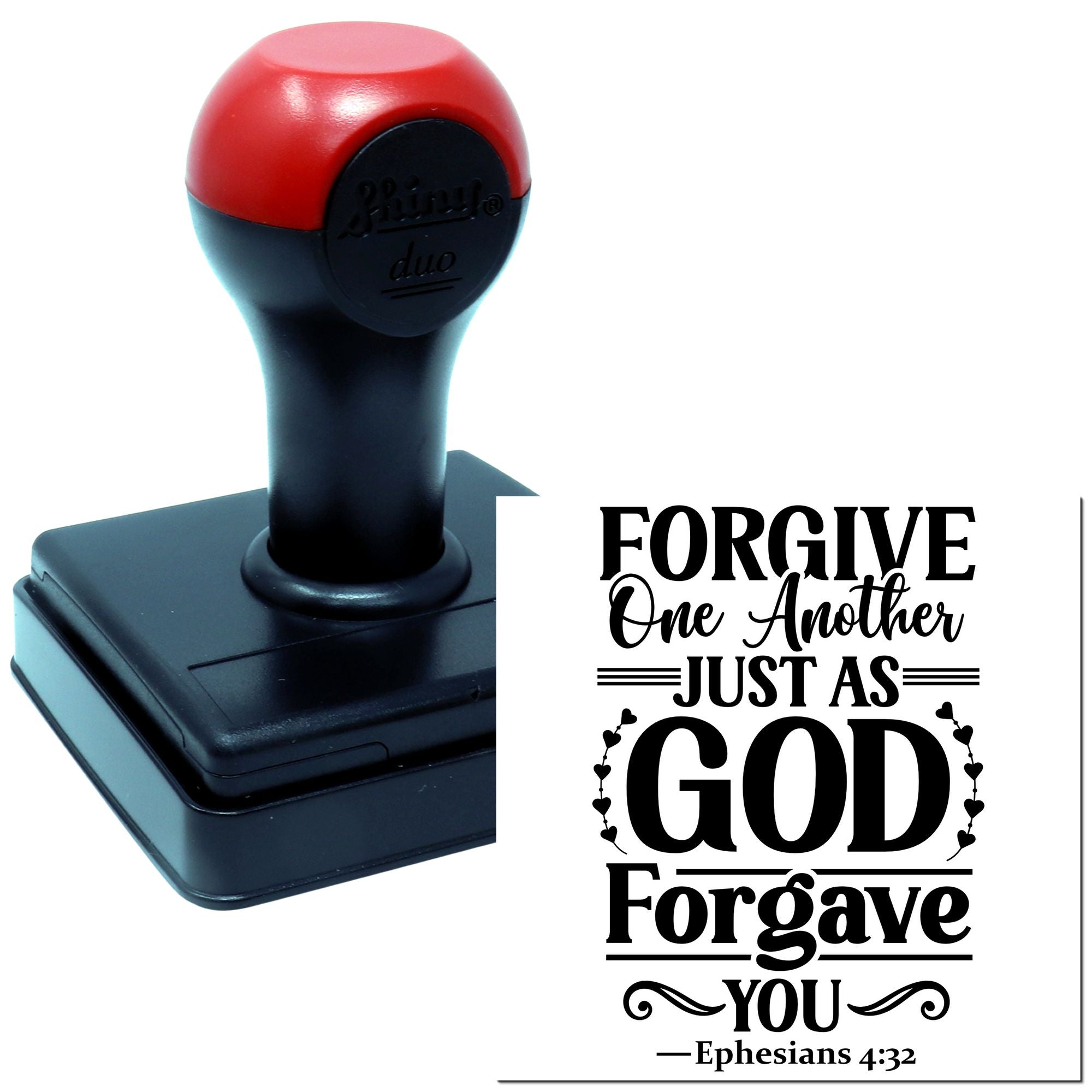 Duo Forgive One Another As God Hand Stamp