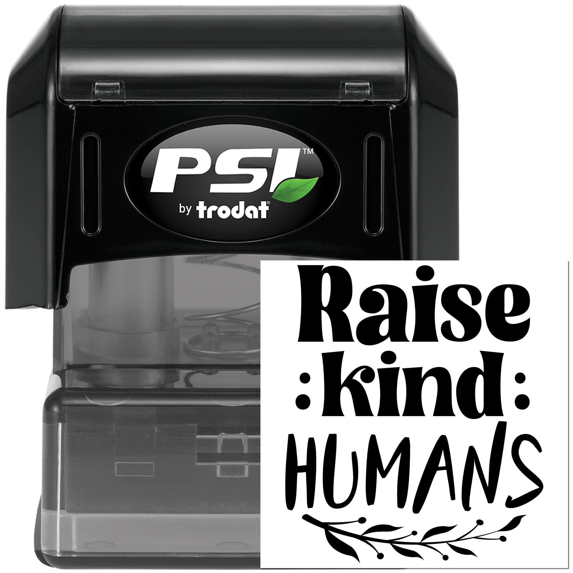 Pre-Inked Raise Kind Humans Postcard Stamp