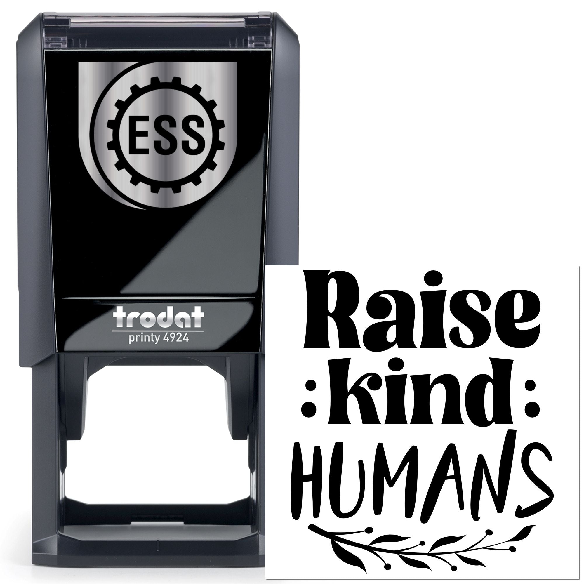 Self-Inking Kind Humans Favor Tag Stamp