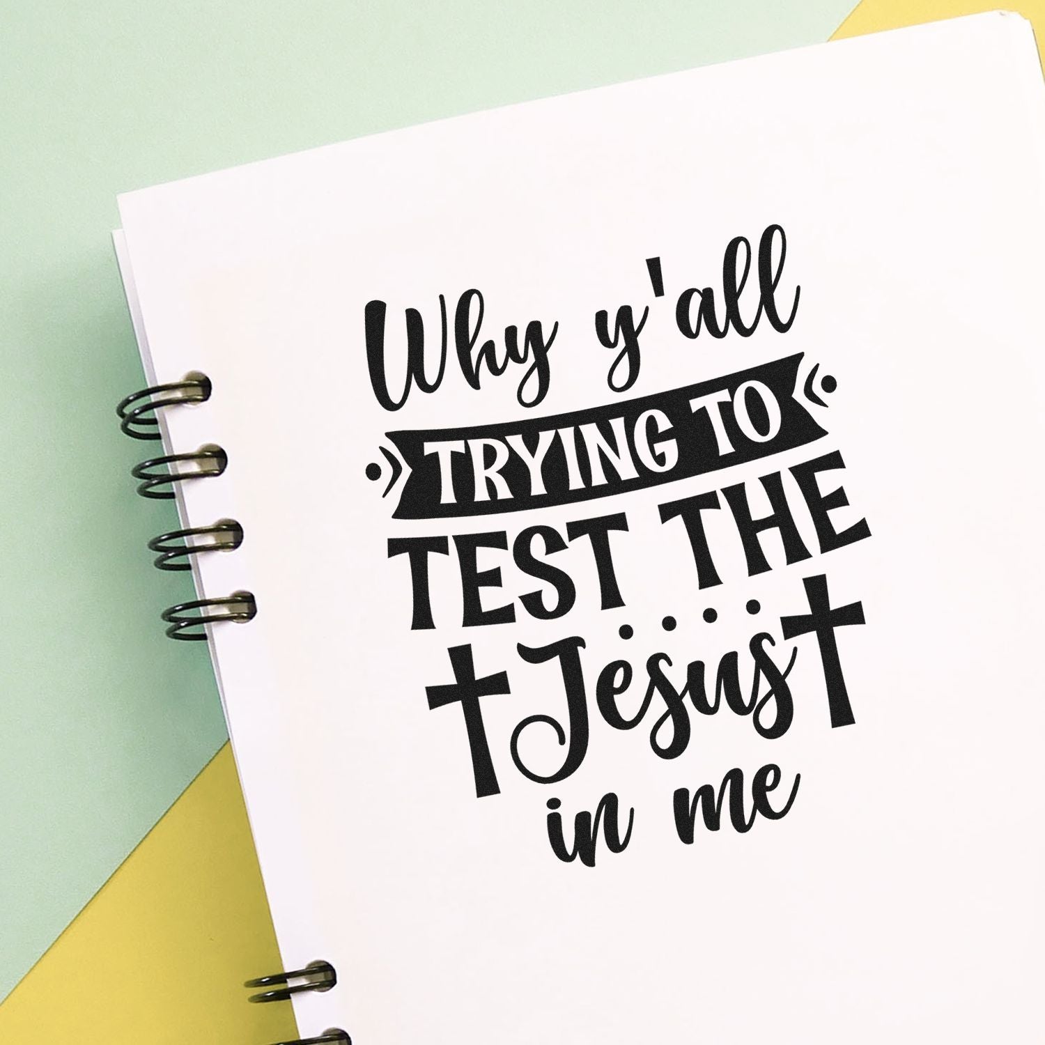 Self-Inking Sassy Savior Card Stamp