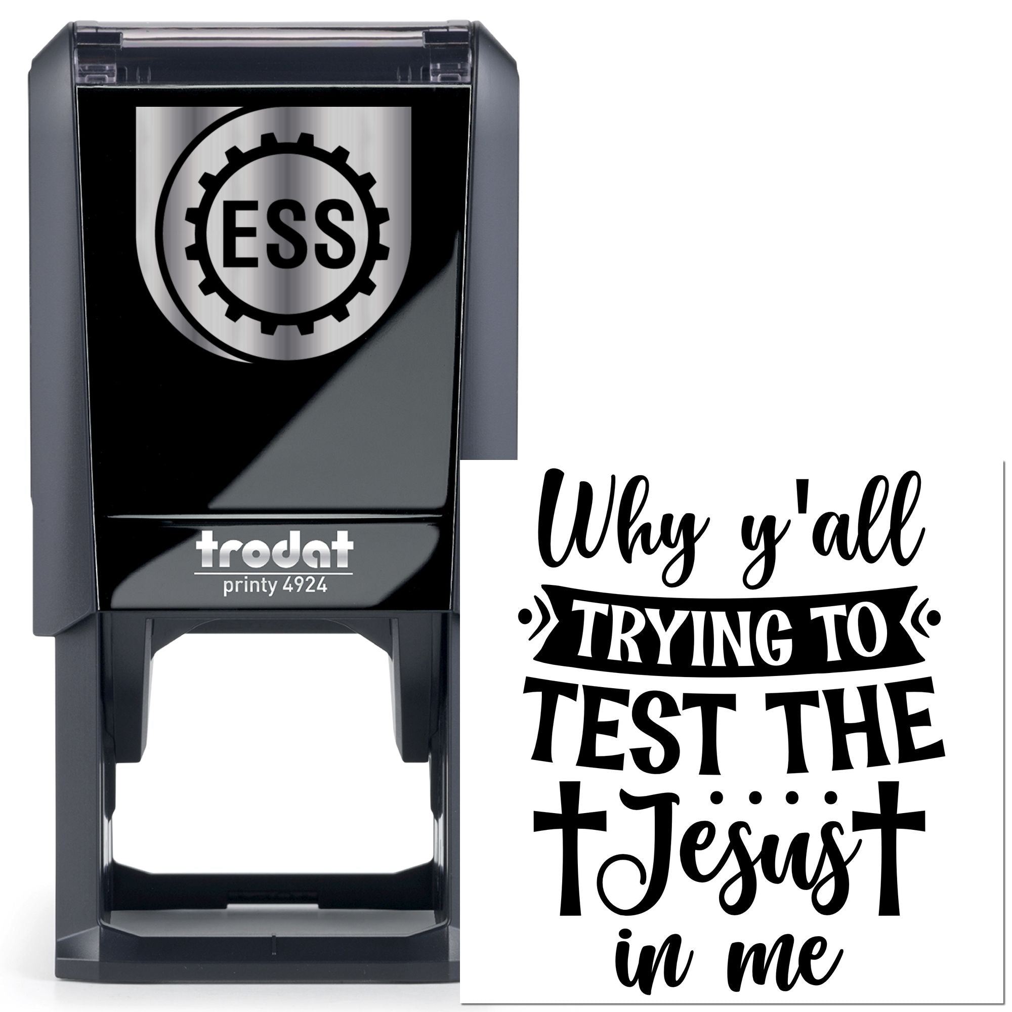 Self-Inking Sassy Savior Card Stamp