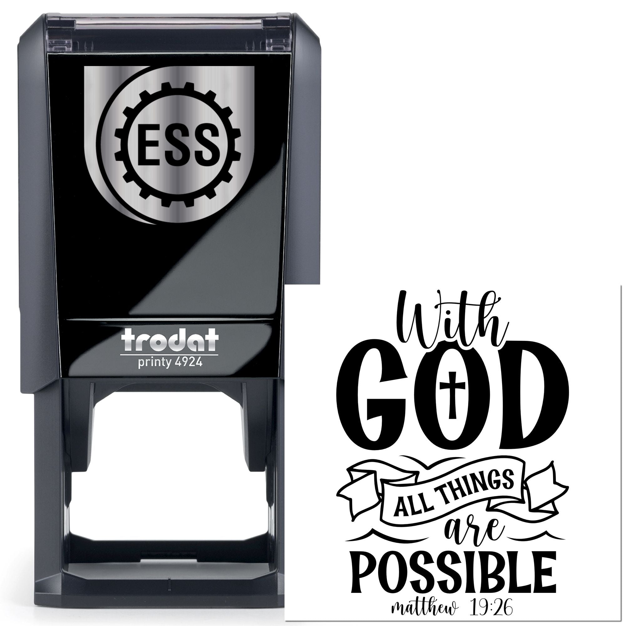 Self-Inking Biblical Promise Paper Craft Stamp