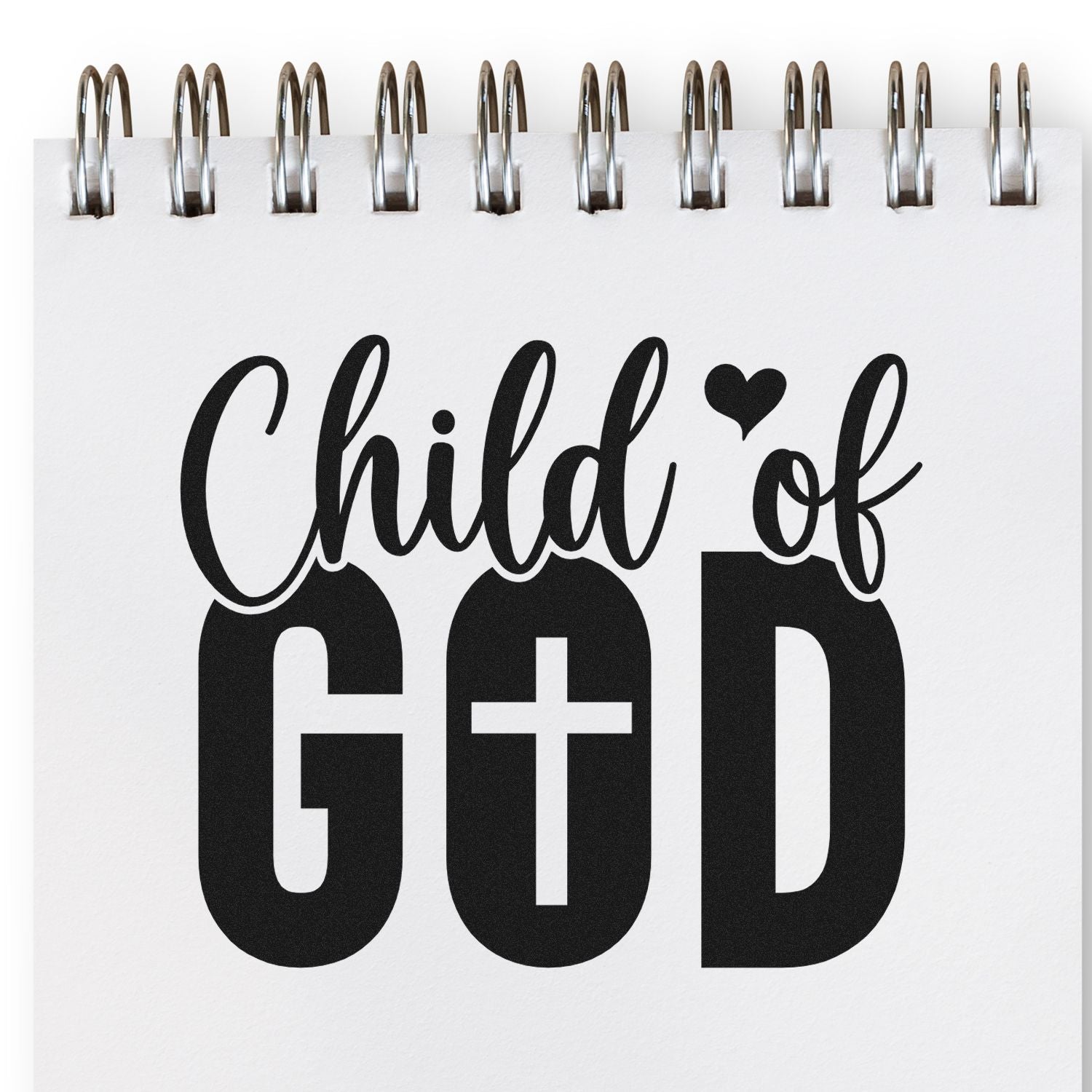 Self-Inking God Child Journaling Stamp