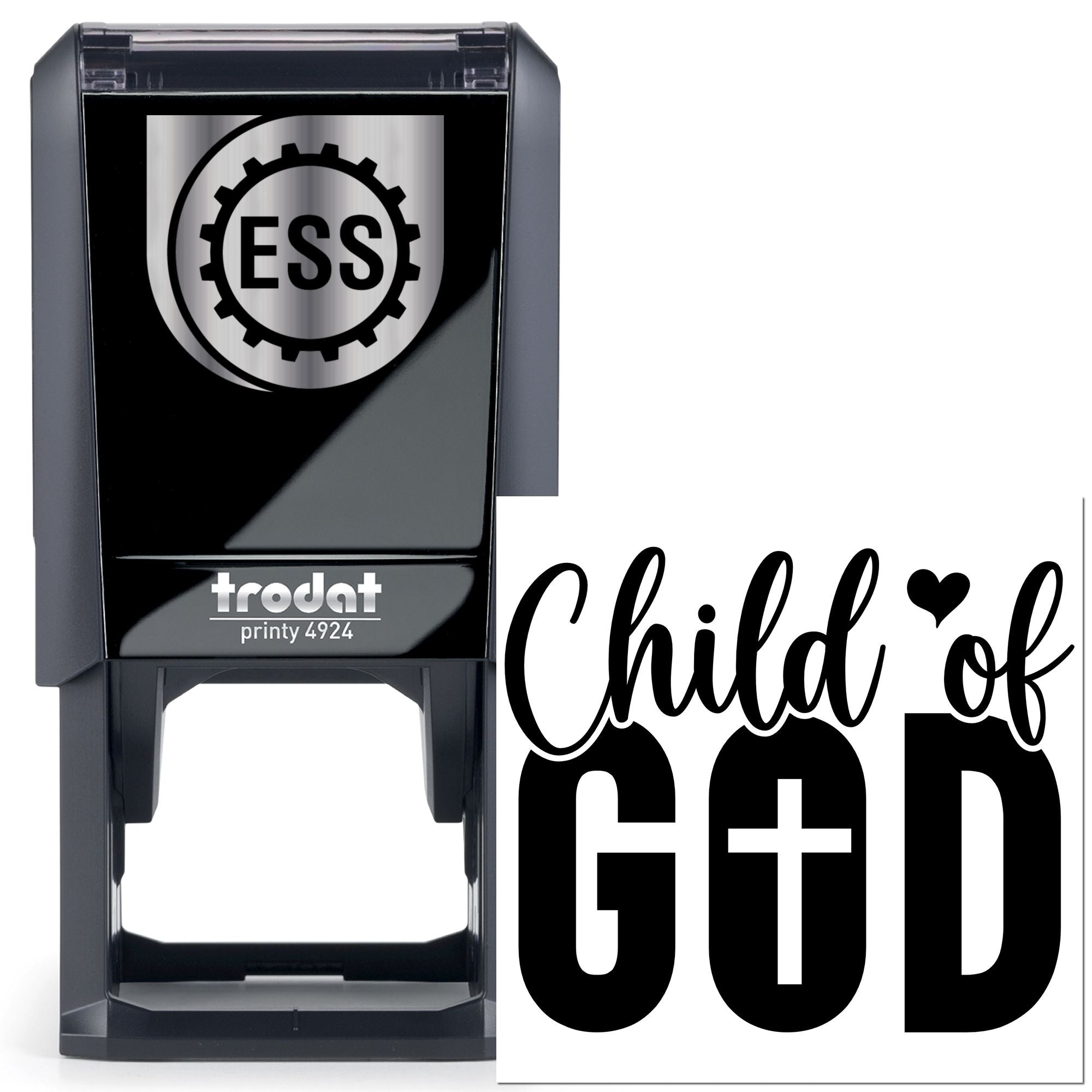 Self-Inking God Child Journaling Stamp