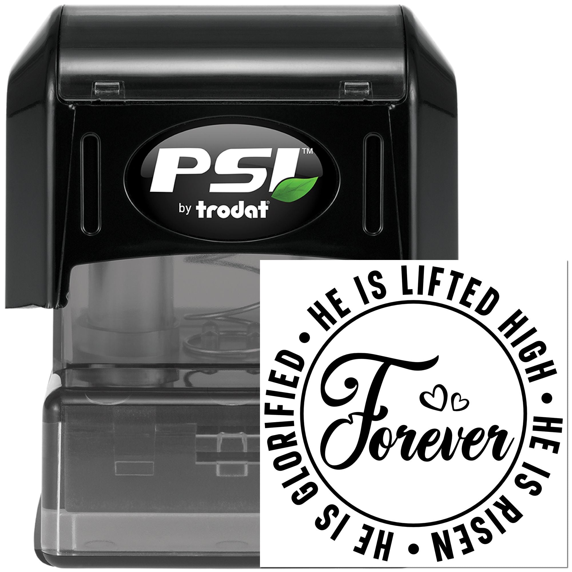 Pre-Inked Forever Glorified Praise Tag Stamp