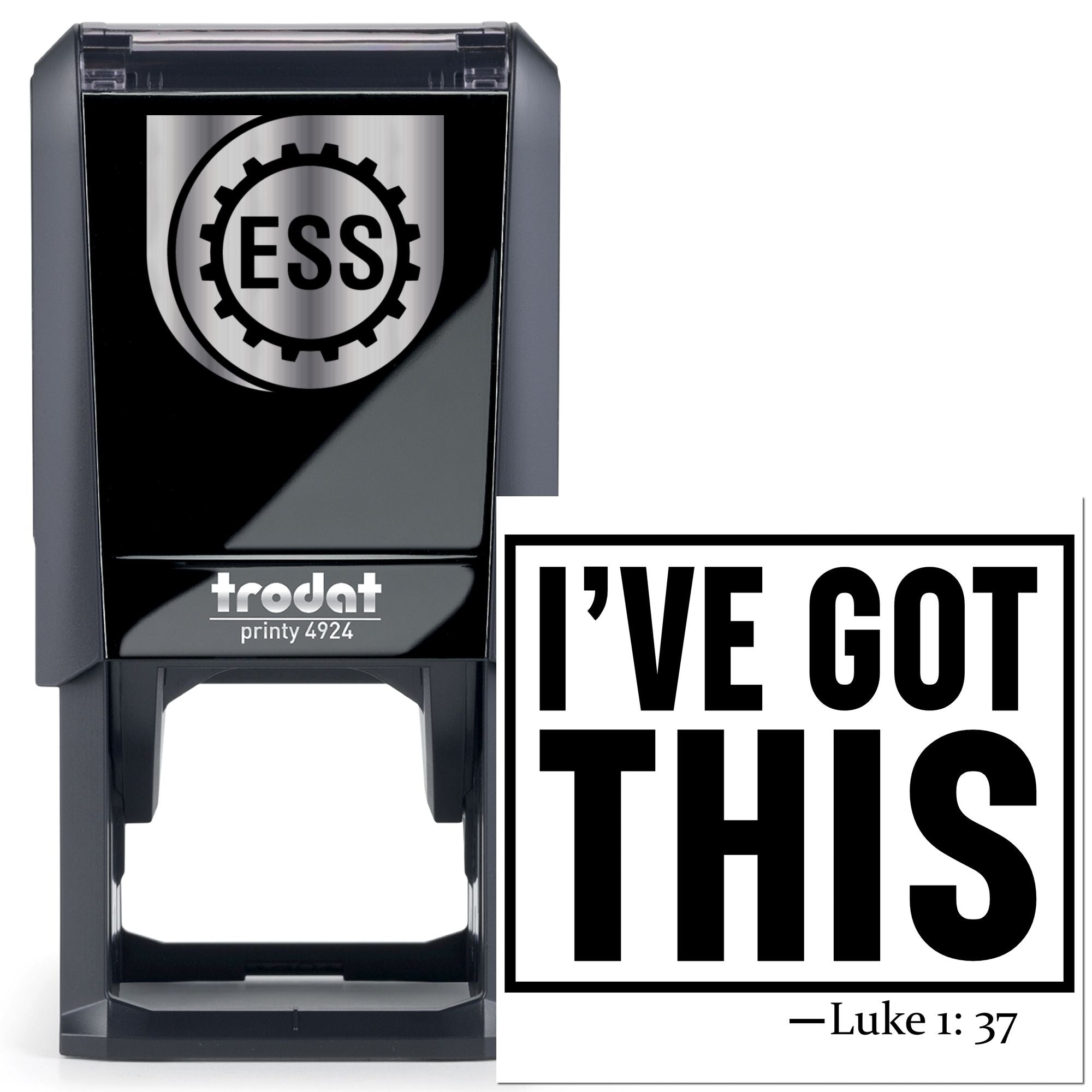 Self-Inking Got This Papercraft Stamp