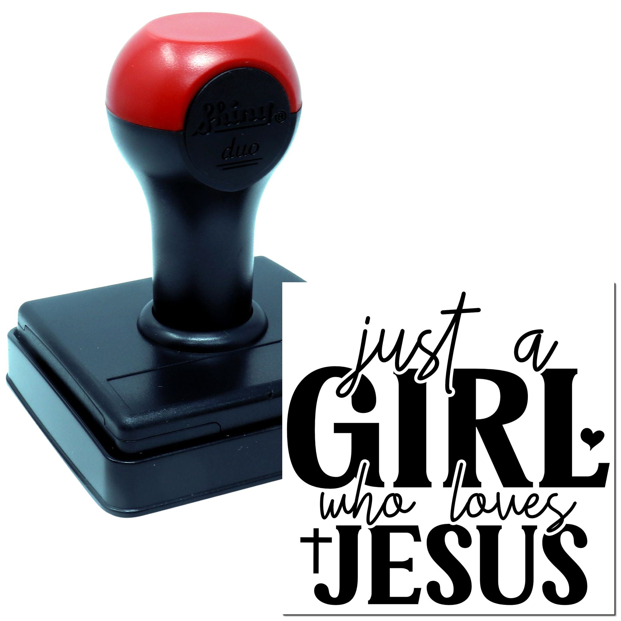 Duo Just A Girl Who Loves Jesus Hand Stamp