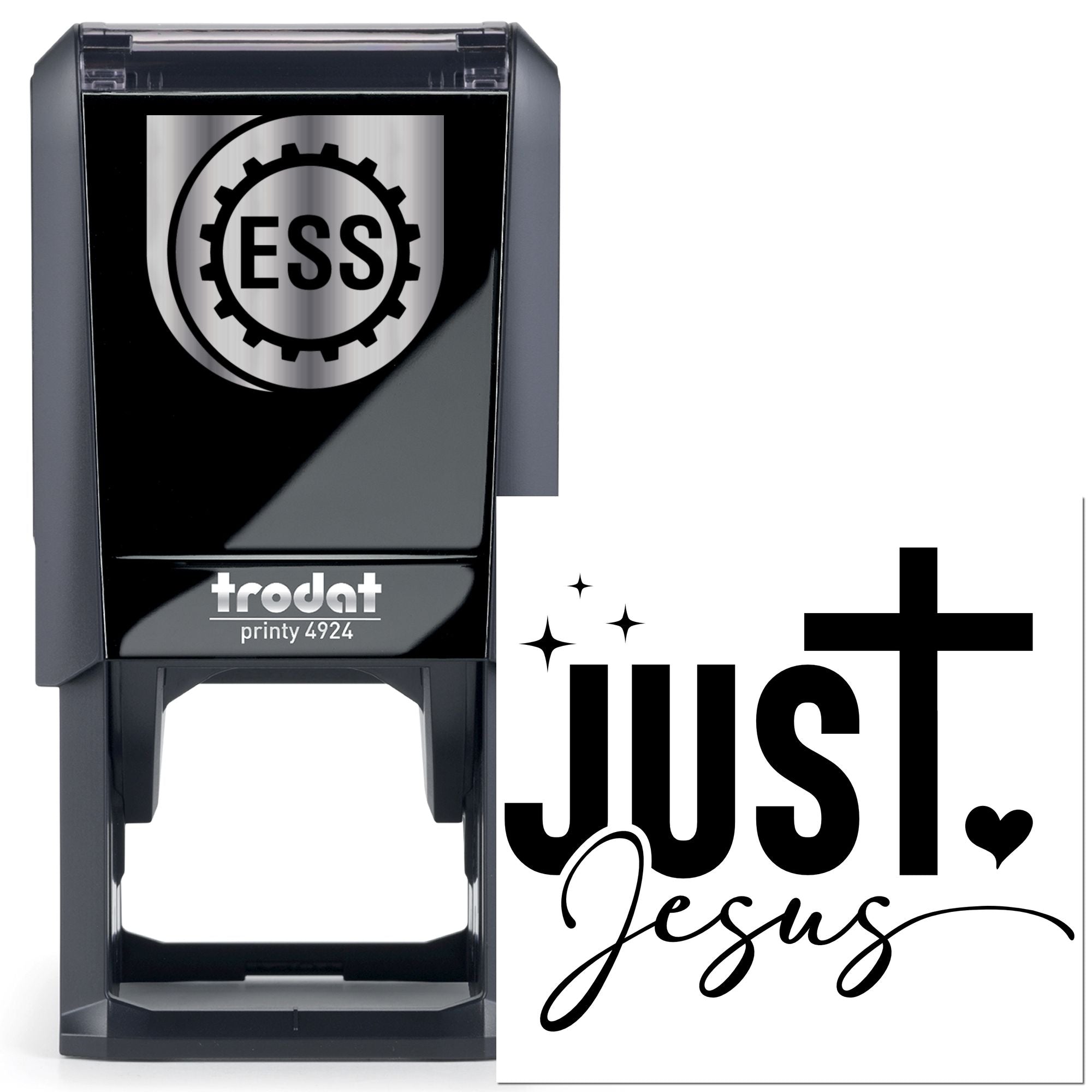 Self-Inking Just Jesus Paper Goods Stamp