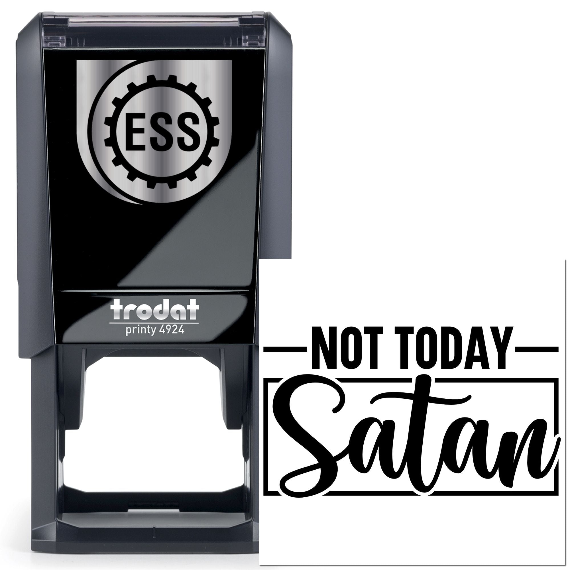 Self-Inking Not Today Scrapbooking Stamp
