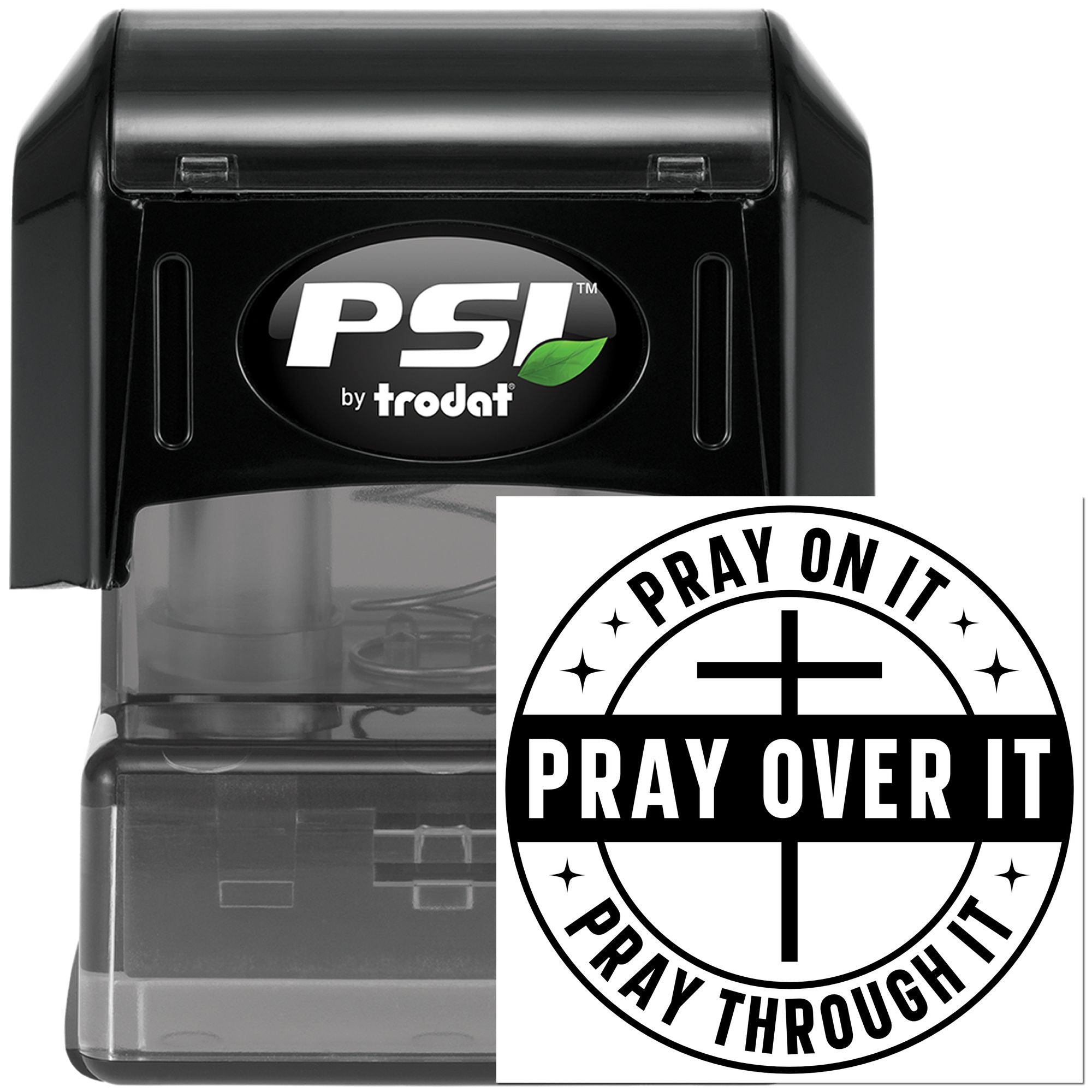 Pre-Inked Pray Over It Card Making Stamp