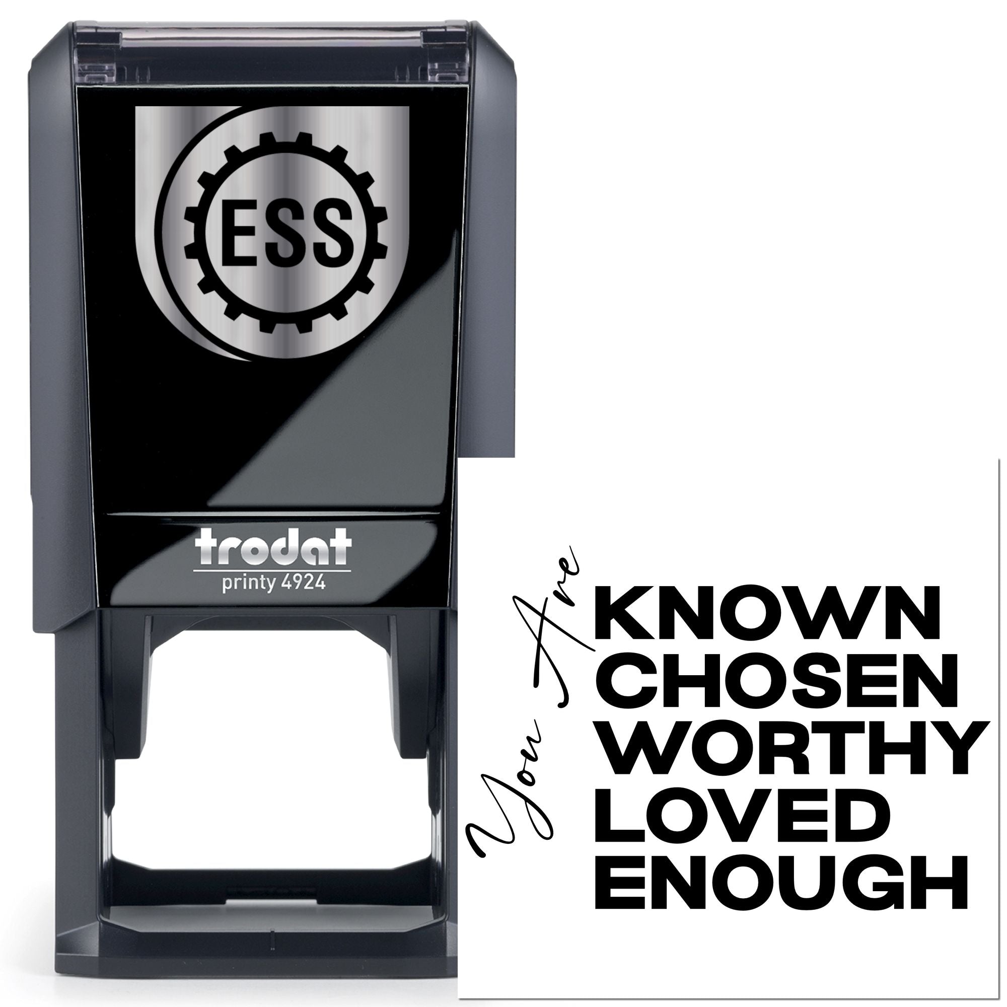 Self-Inking Positive Affirmation Place Card Stamp