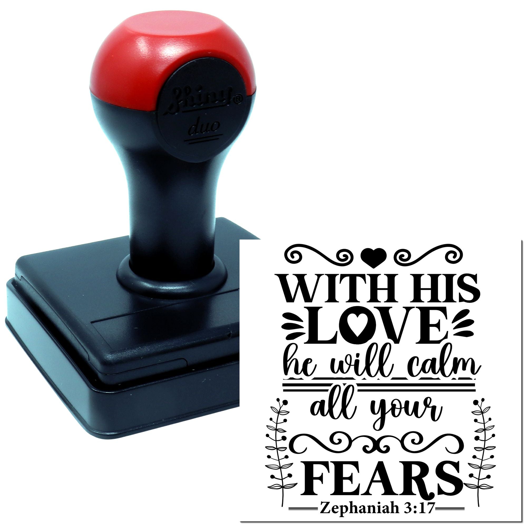 Duo He Calms All Your Fears Hand Stamp