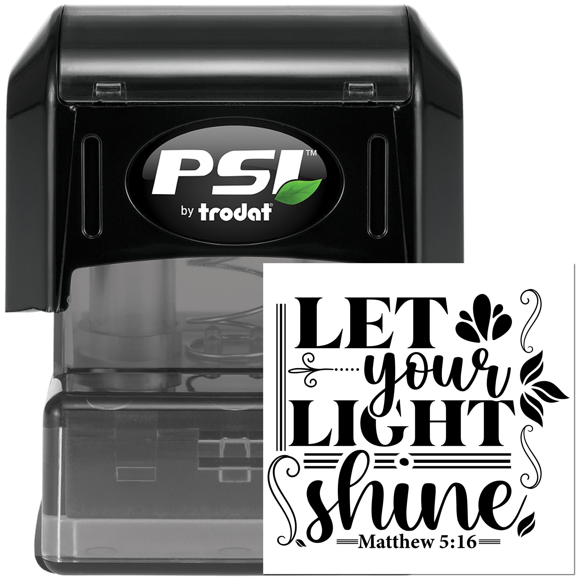 Pre-Inked Shine Your Light Mini Card Stamp