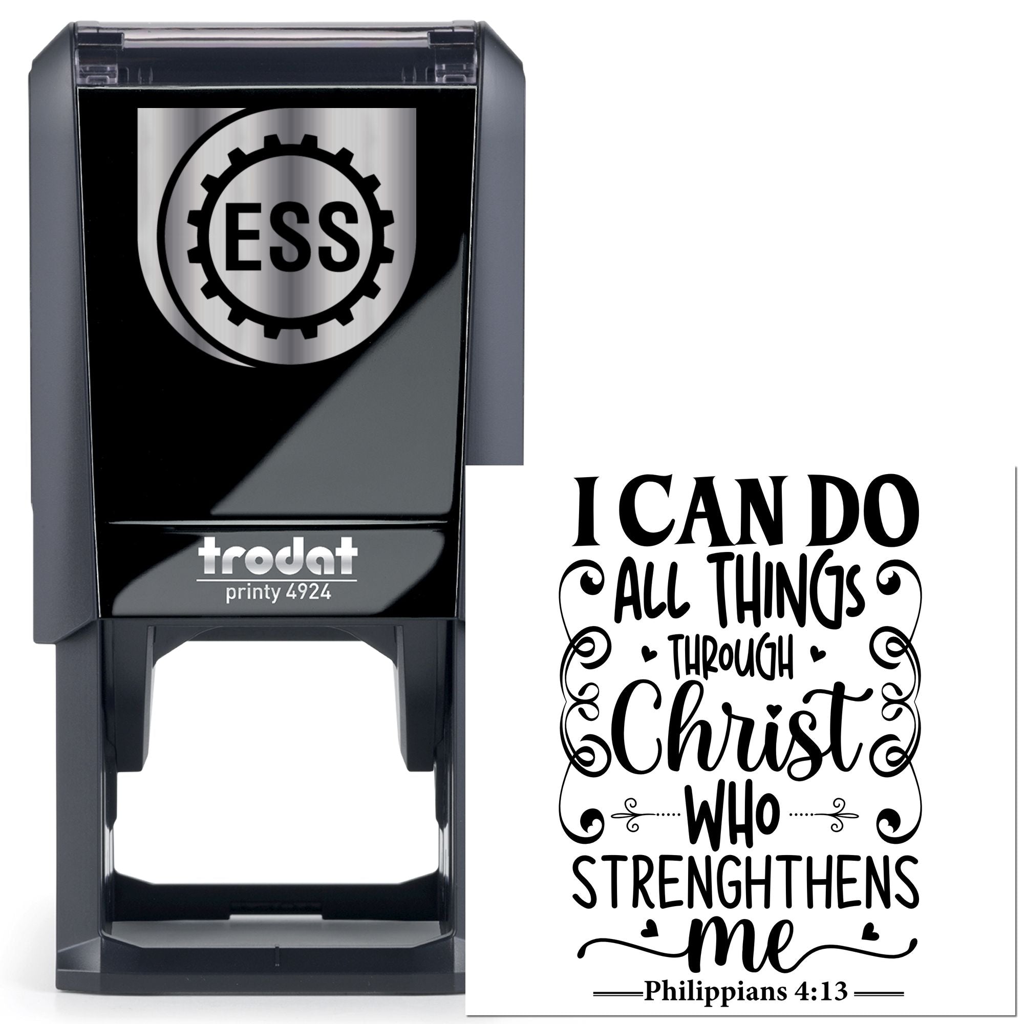 Self-Inking Bible Verse Place Card Stamp