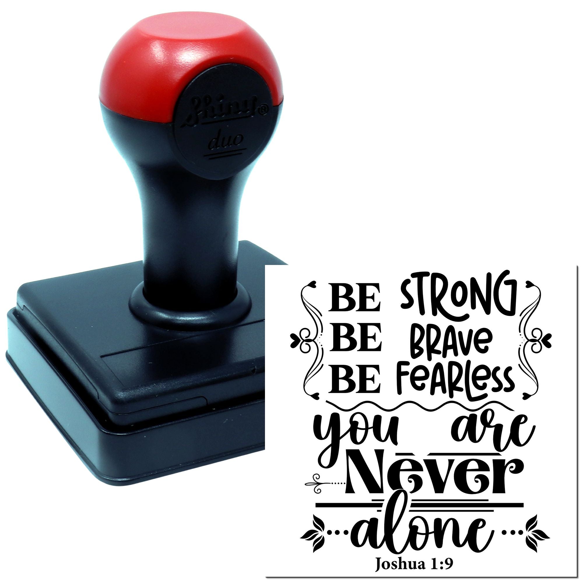 Duo Be Strong Brave Never Alone Hand Stamp