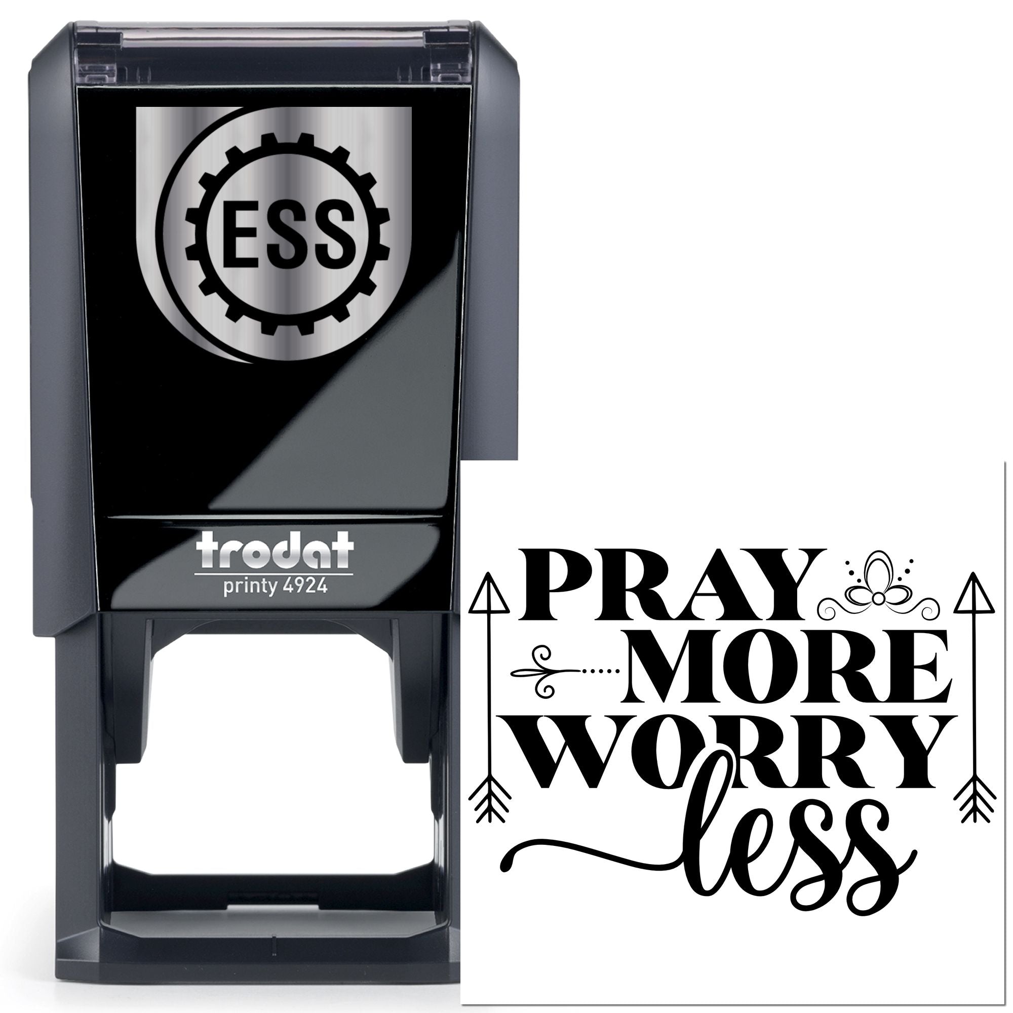 Self-Inking Motivational Quote Paper Craft Stamp