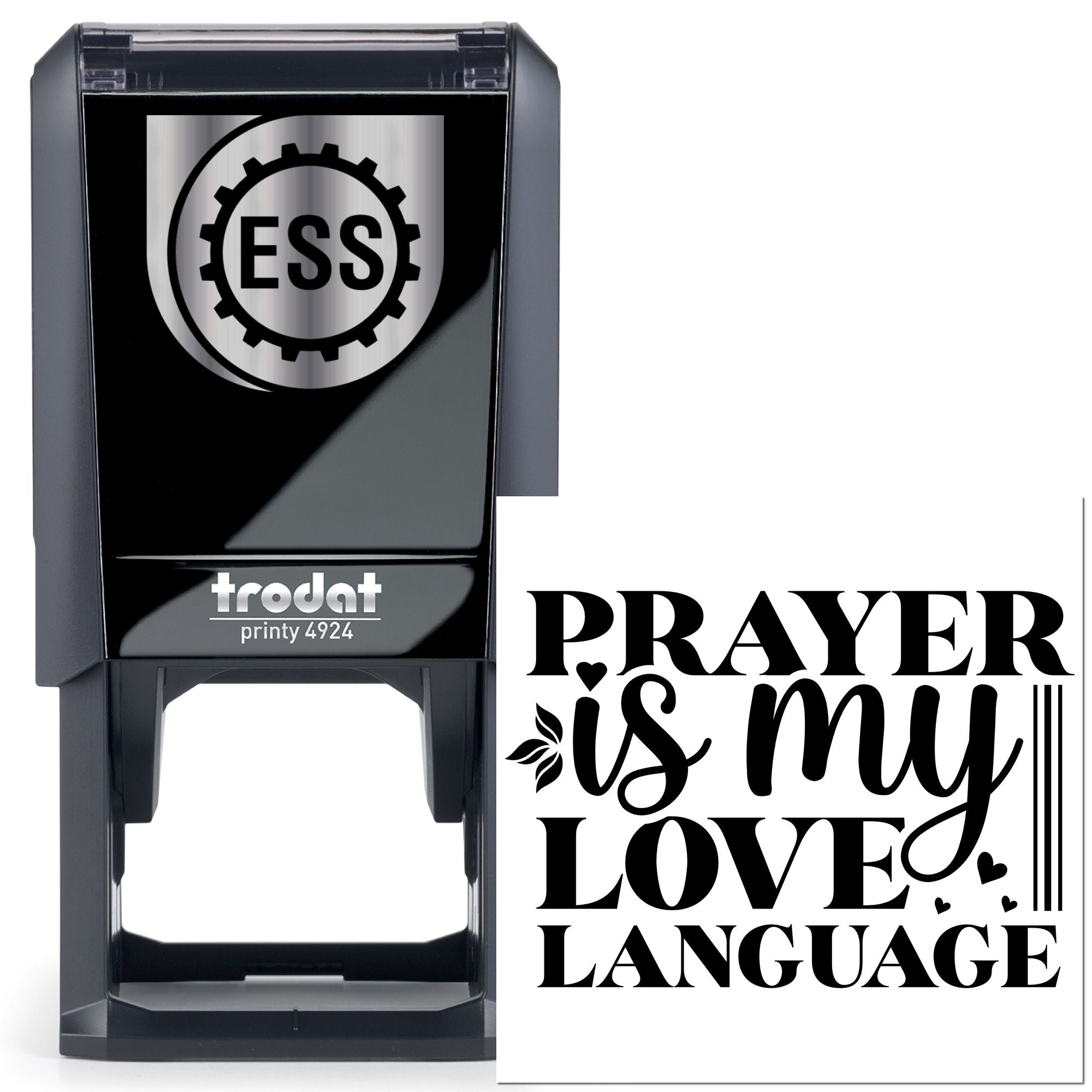 Self-Inking Prayer Language Handcraft Stamp