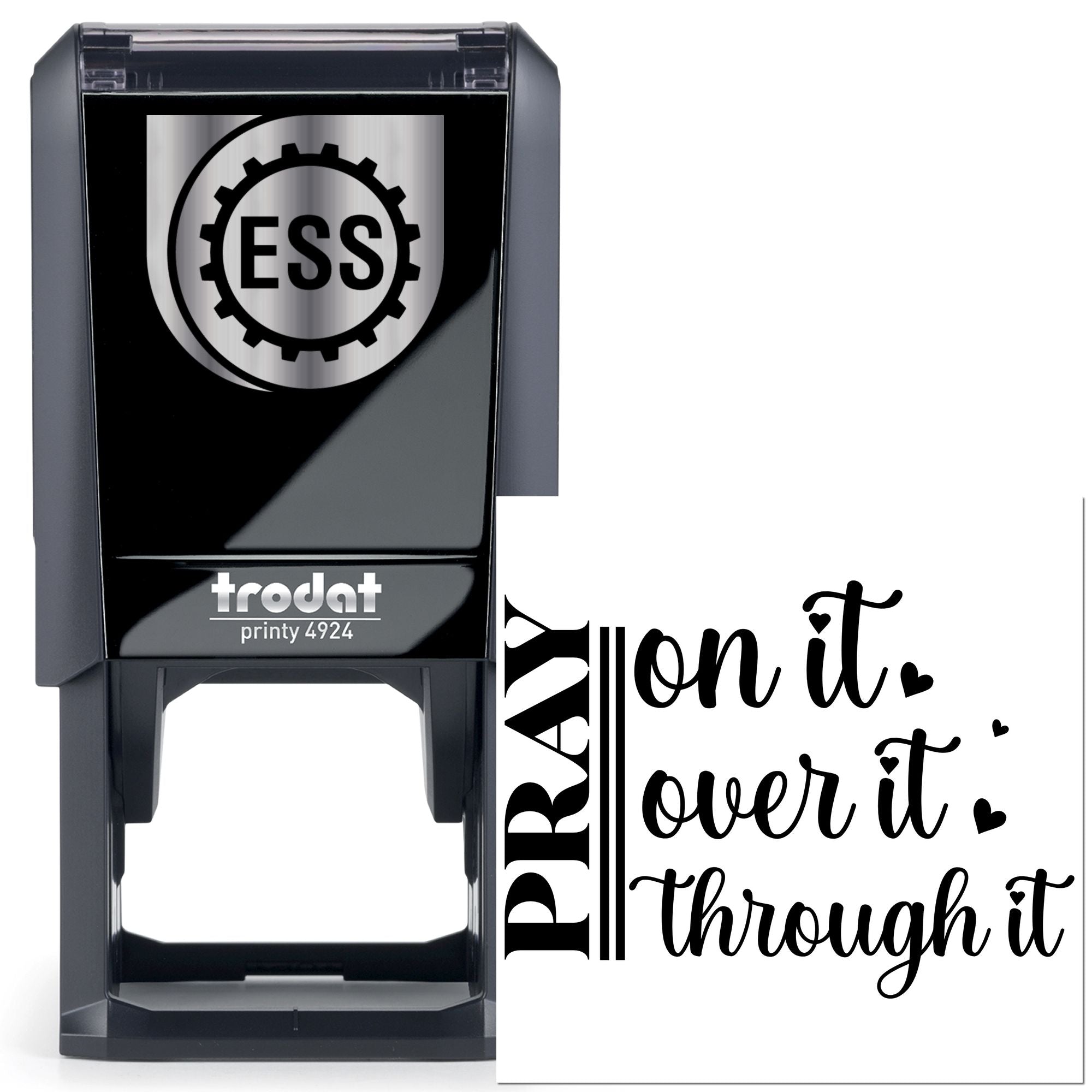 Self-Inking Word Art Paper Craft Stamp