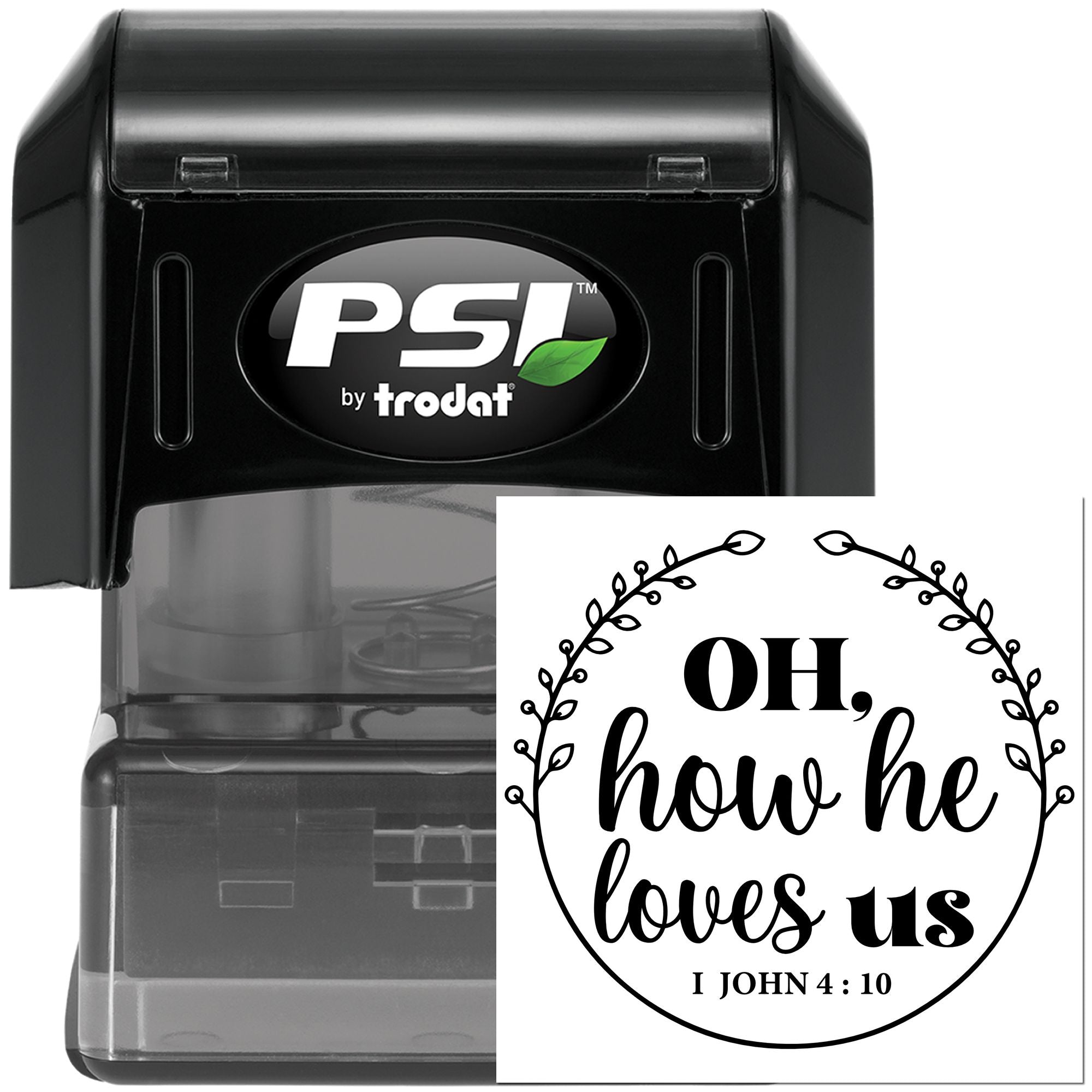 Pre-Inked How He Loves Place Card Stamp