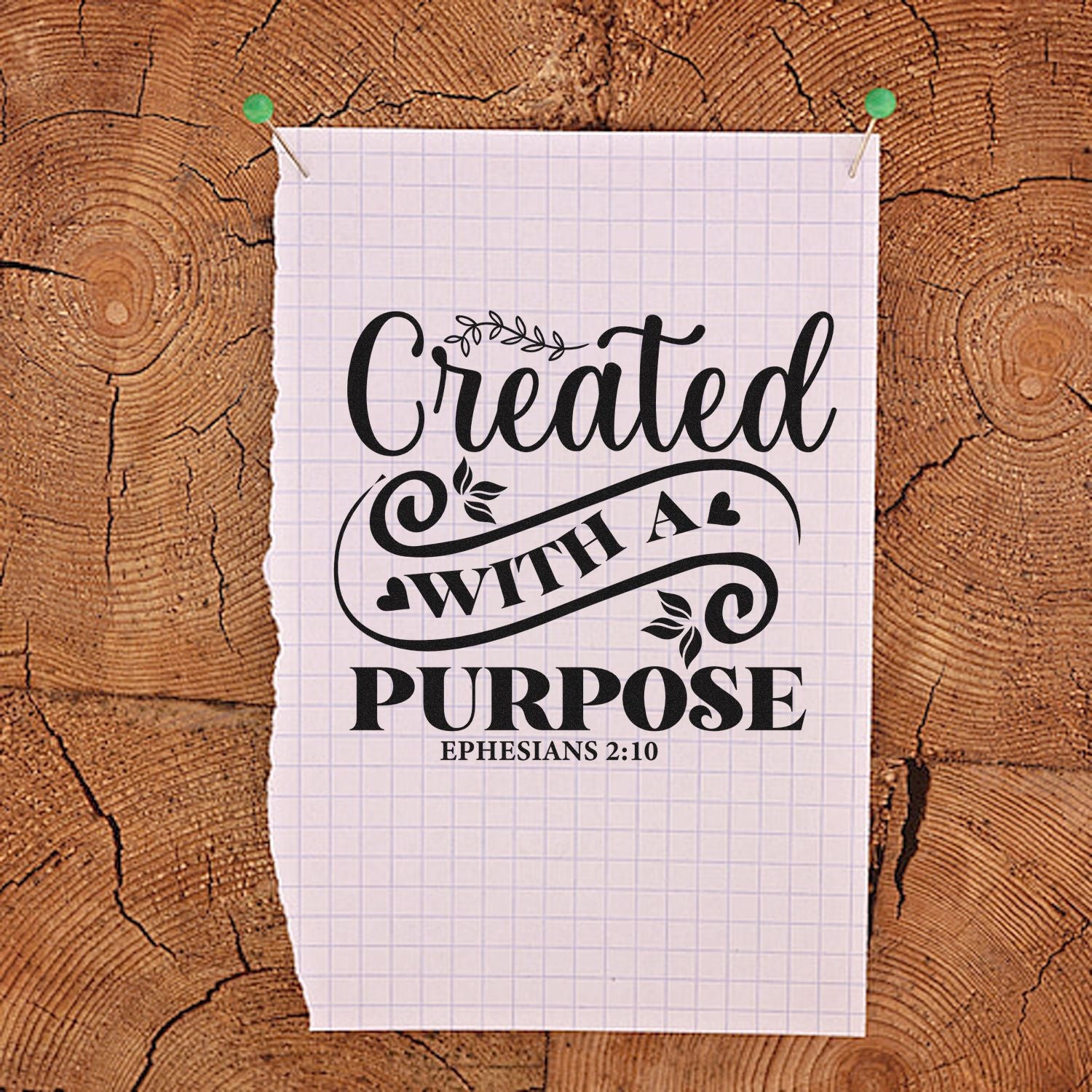 Duo Created With A Purpose Ephesians Hand Stamp