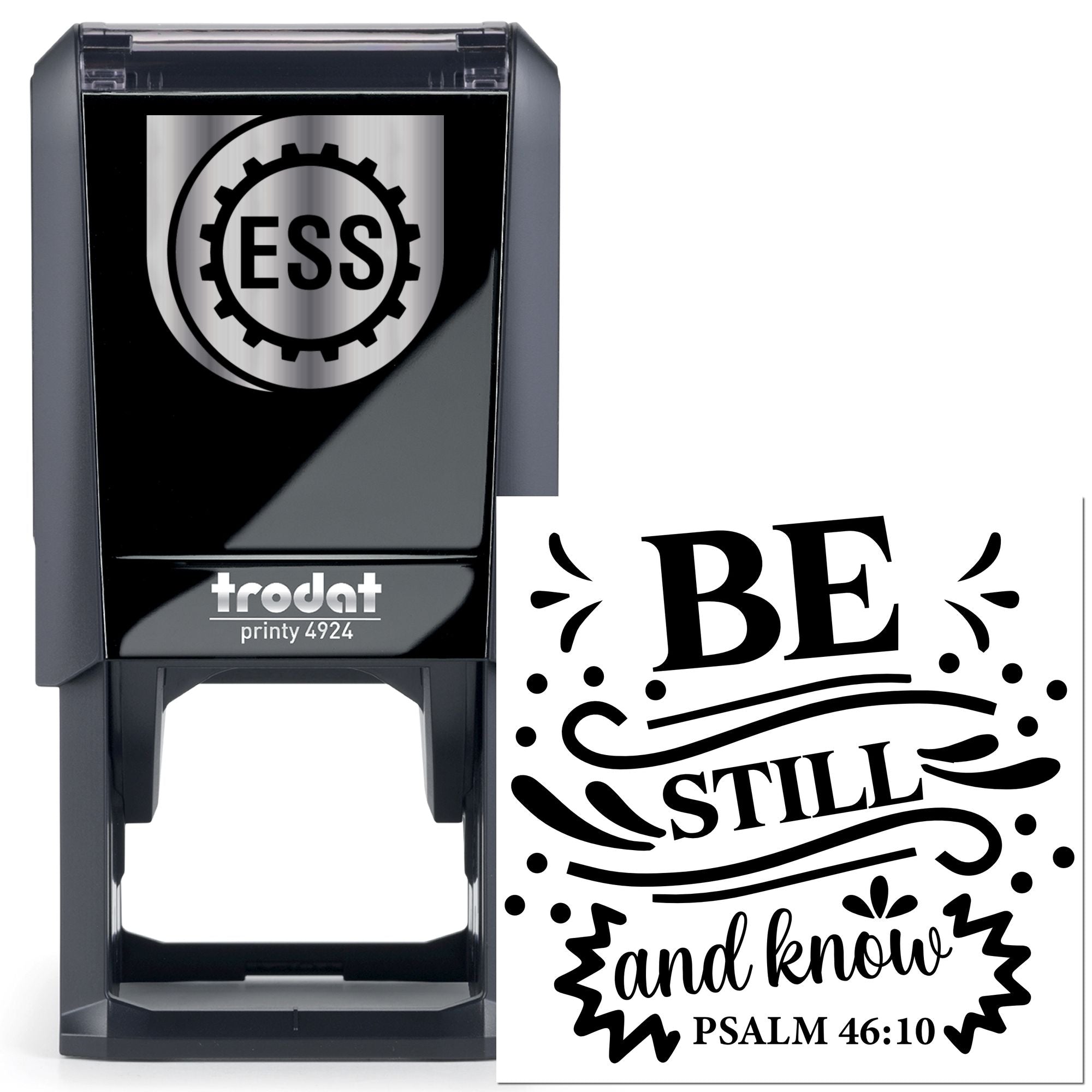 Self-Inking Be Still Papercraft Stamp