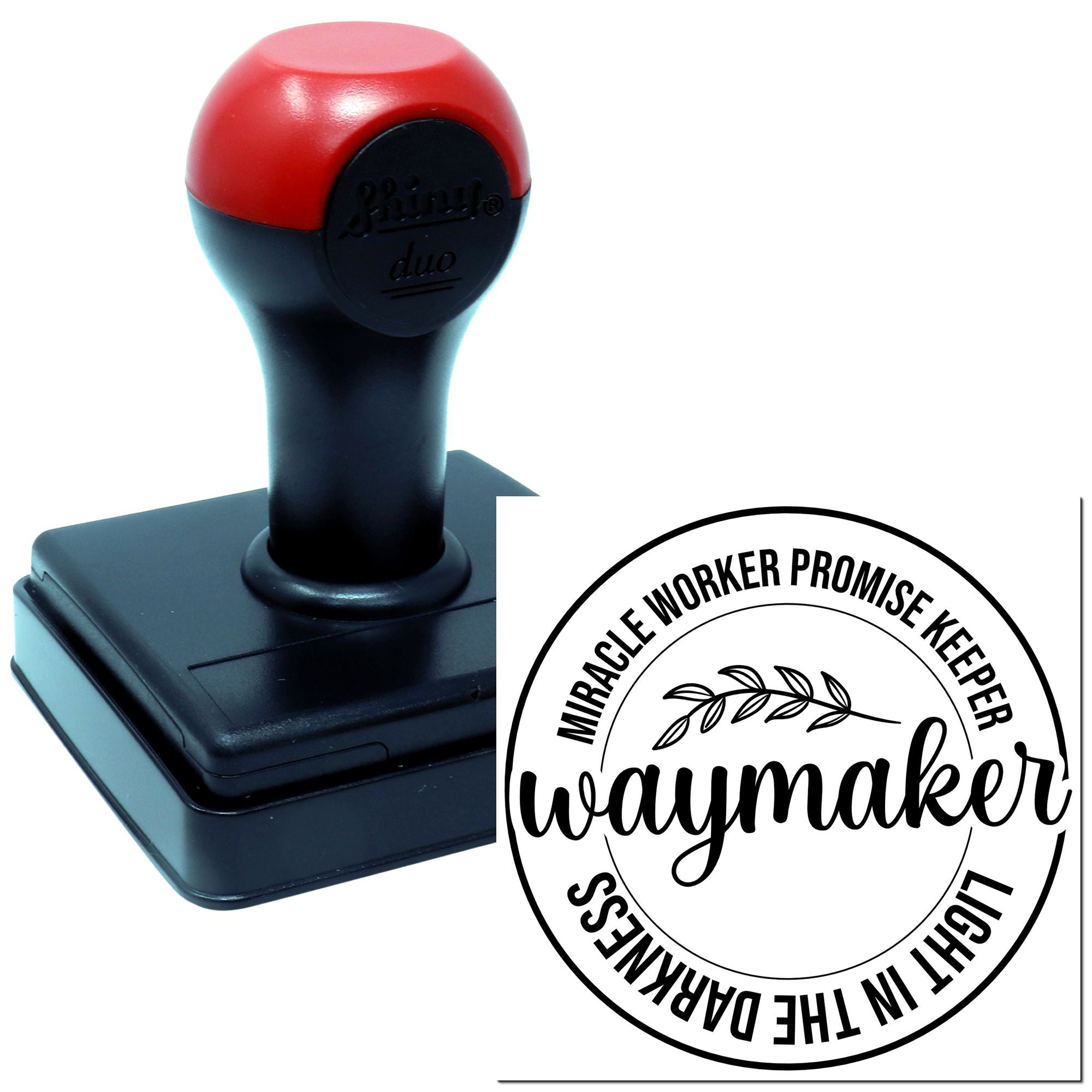 Duo Waymaker Miracle Worker Promise Keeper Hand Stamp