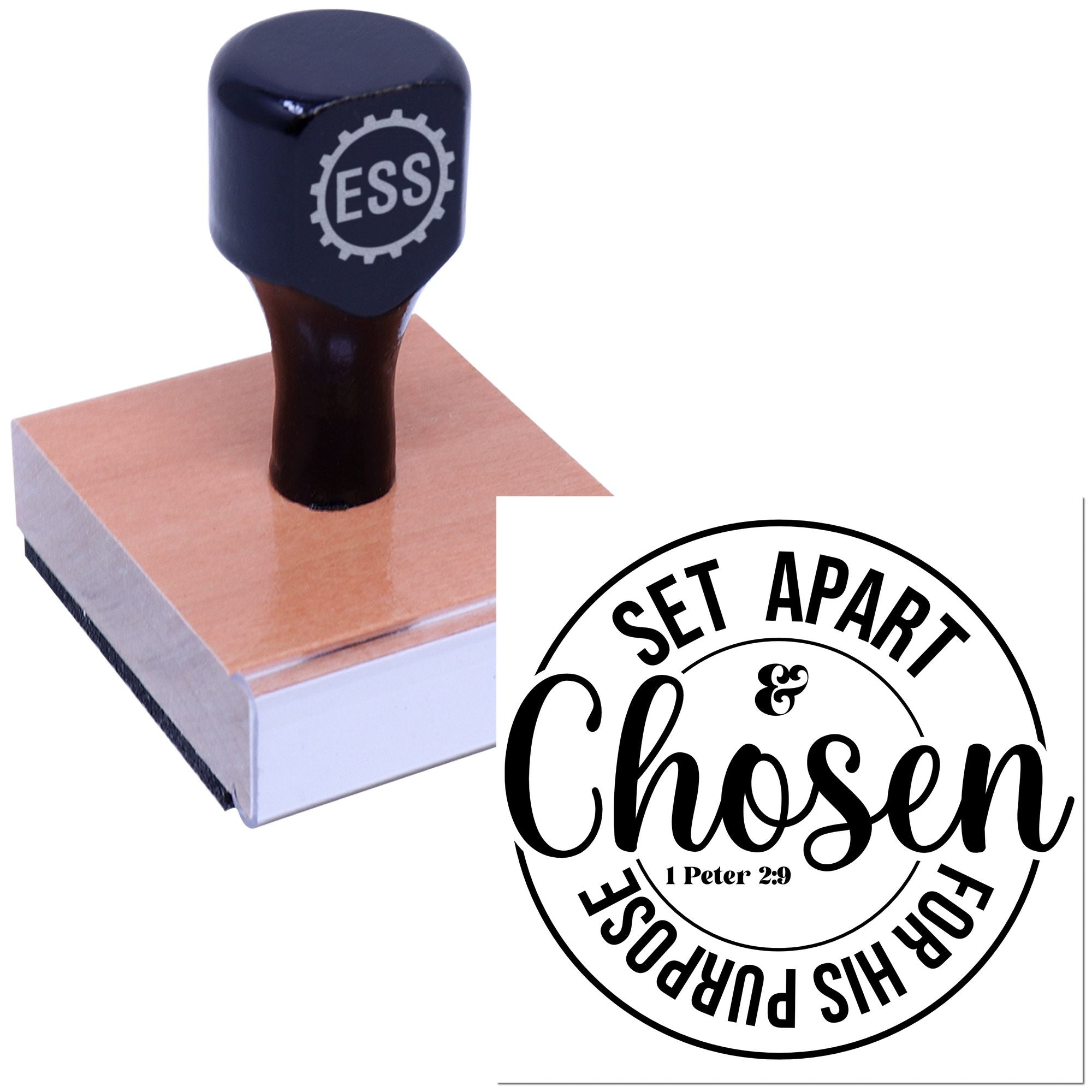 Chosen Purpose Seal Journaling Rubber Stamp