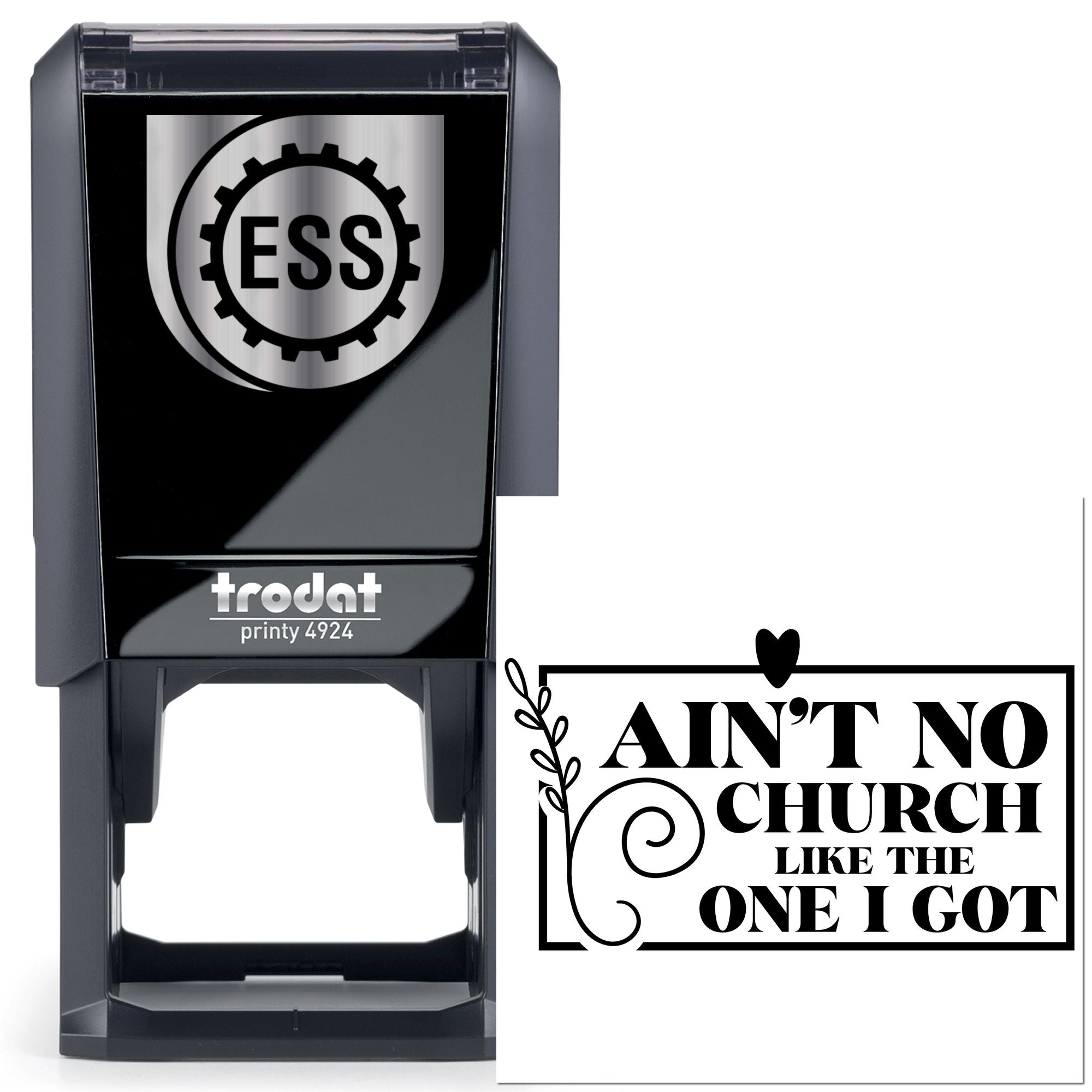 Self-Inking Church Sign Journaling Stamp