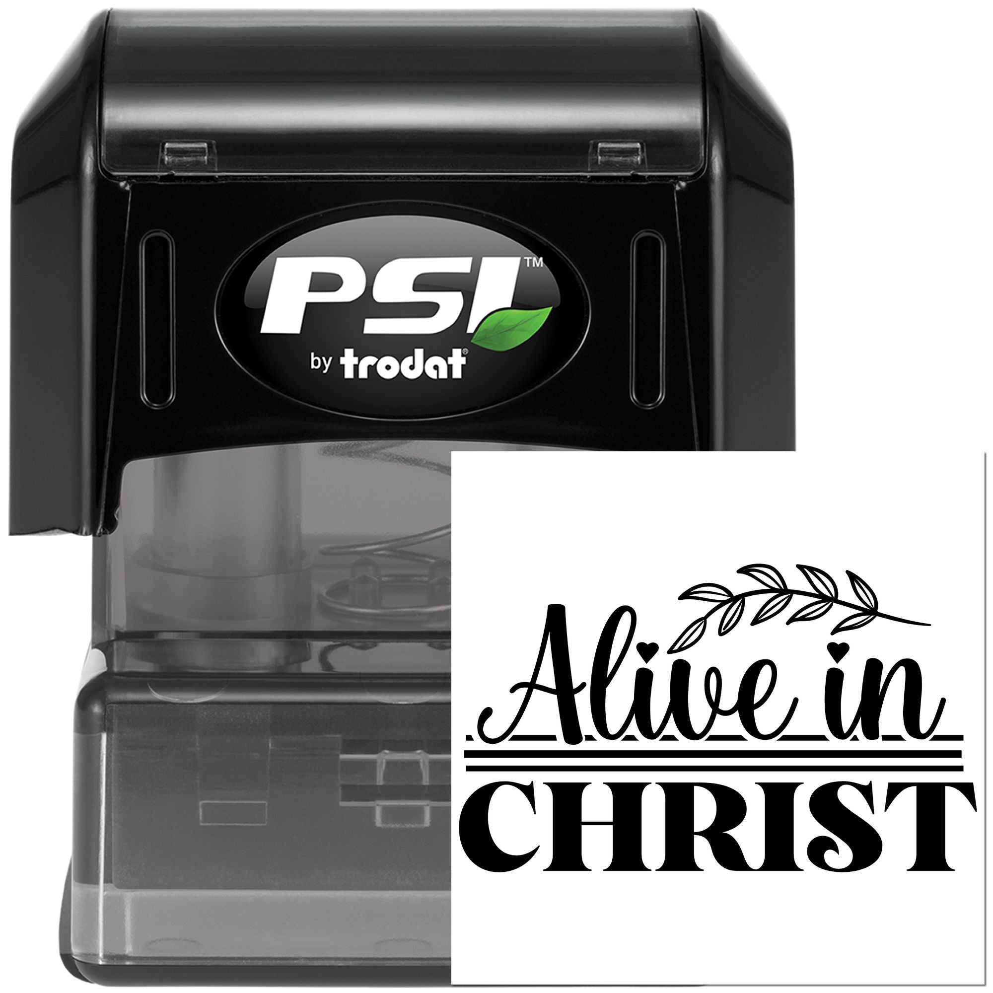 Pre-Inked Alive In Christ Cardmaking Stamp