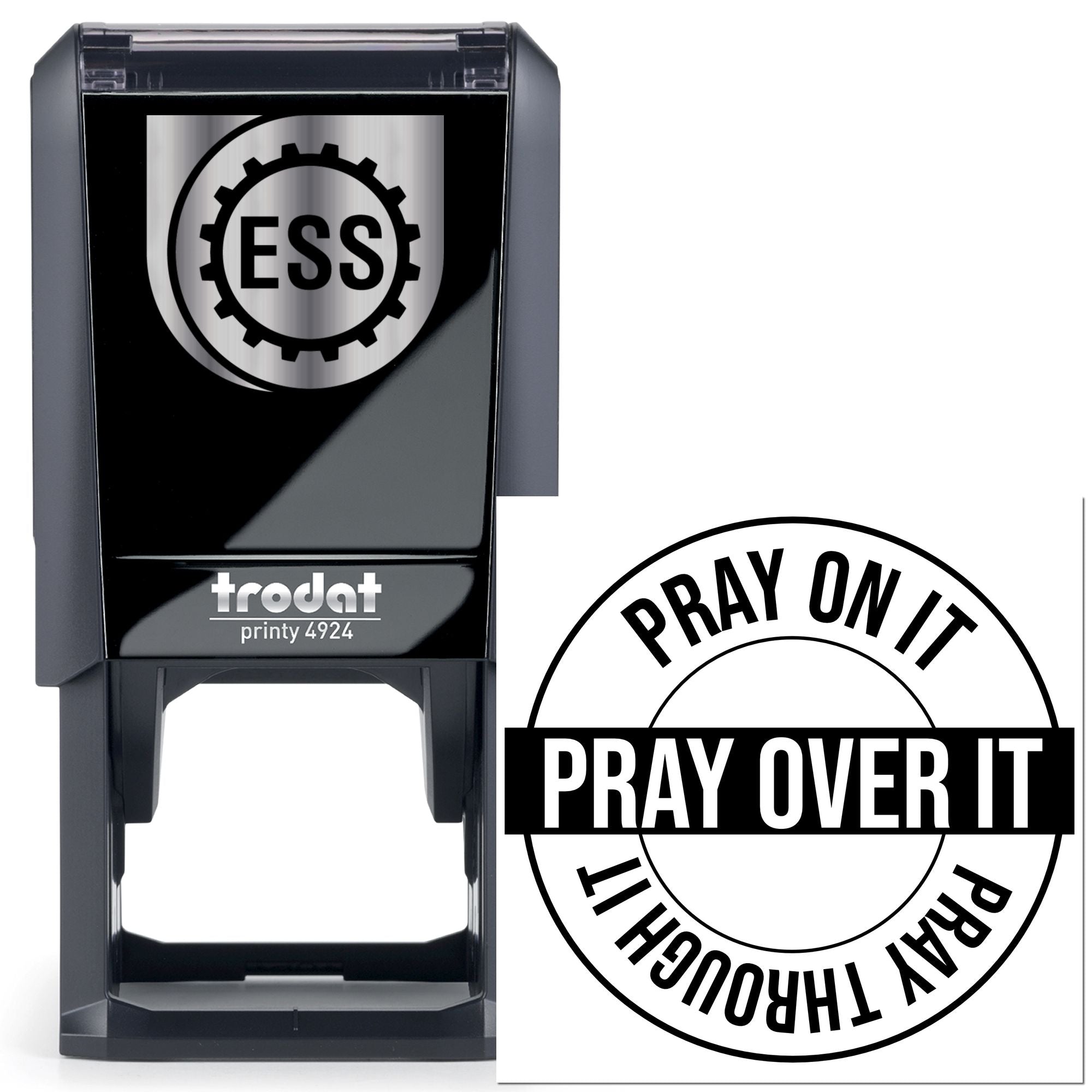 Self-Inking Prayer Seal Postcard Stamp