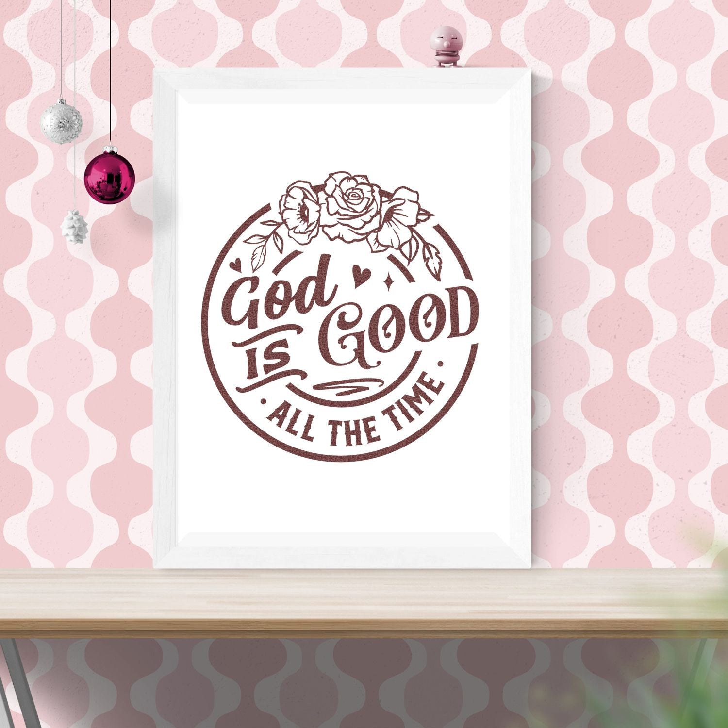 Divine Goodness Seal Favor Tag Rubber Stamp