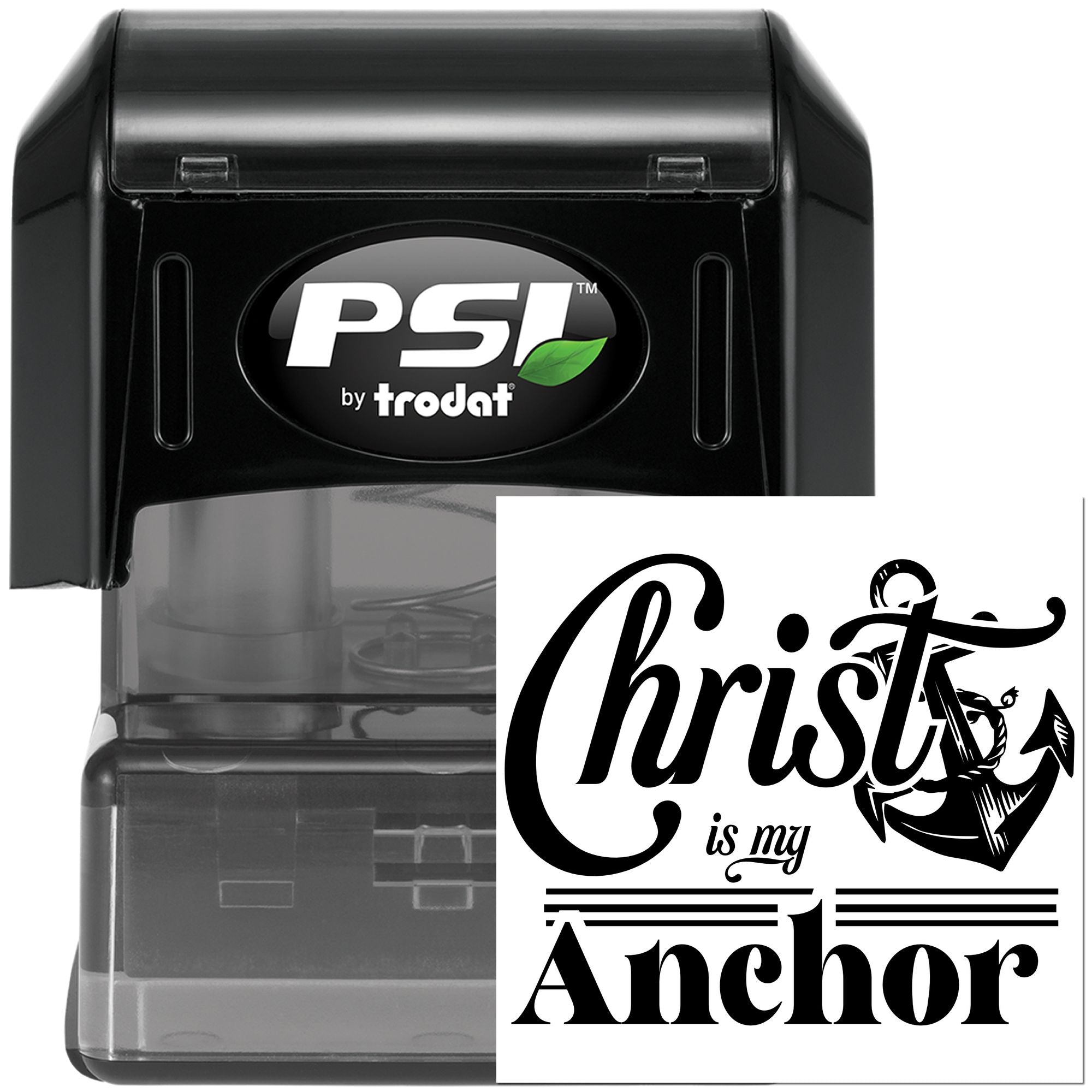 Pre-Inked Christ Is Anchor Scrapbook Stamp