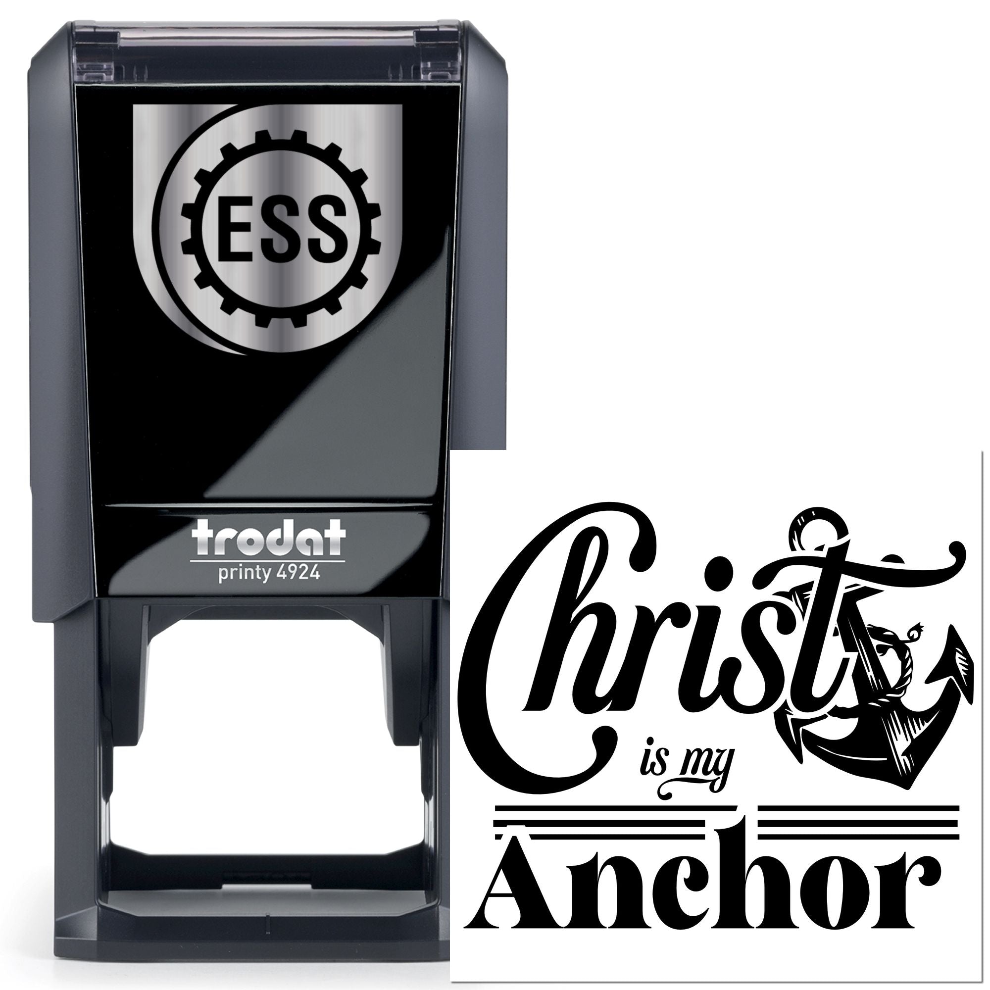 Self-Inking Christ Anchor Crafting Stamp