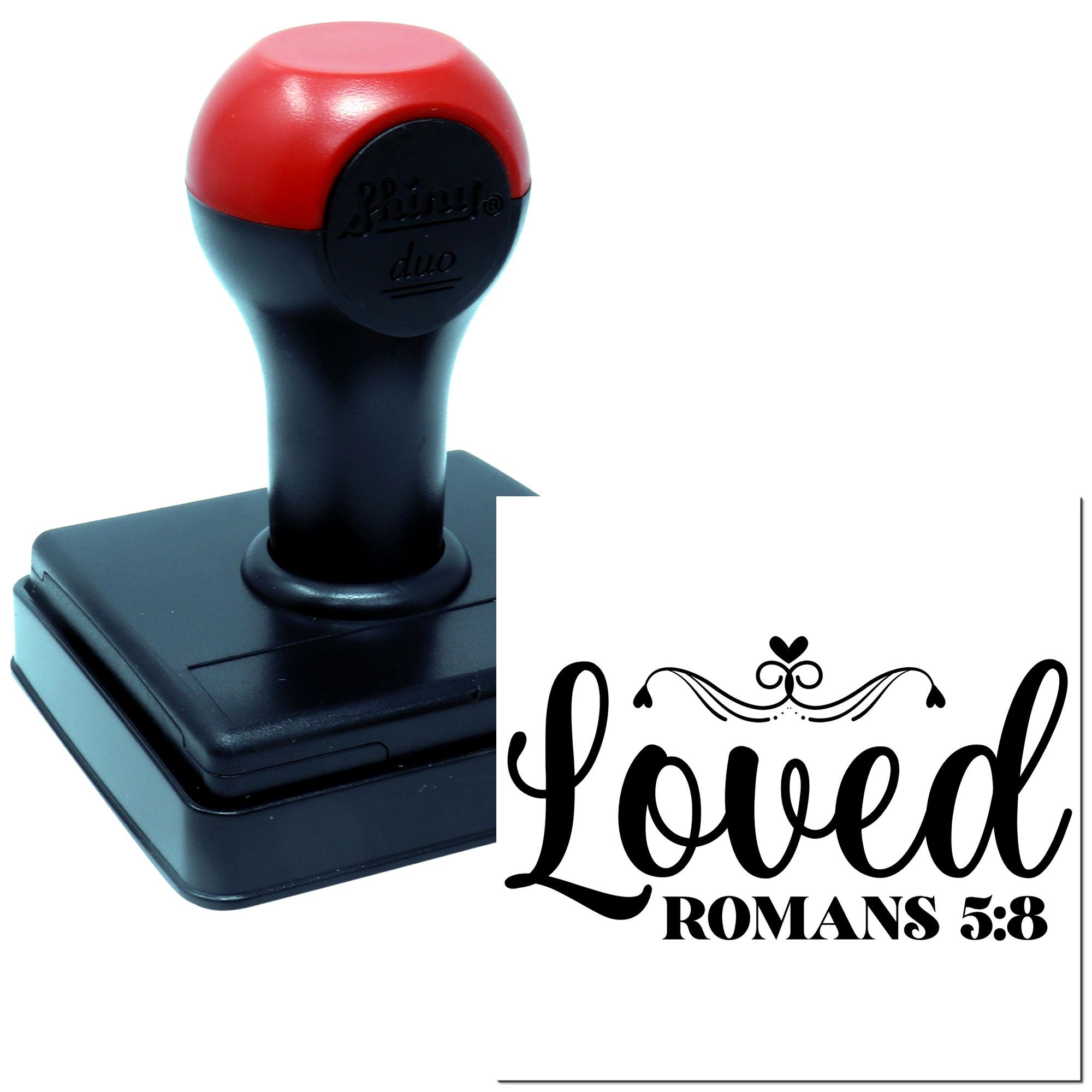 Duo Loved By God, Grace Given Hand Stamp