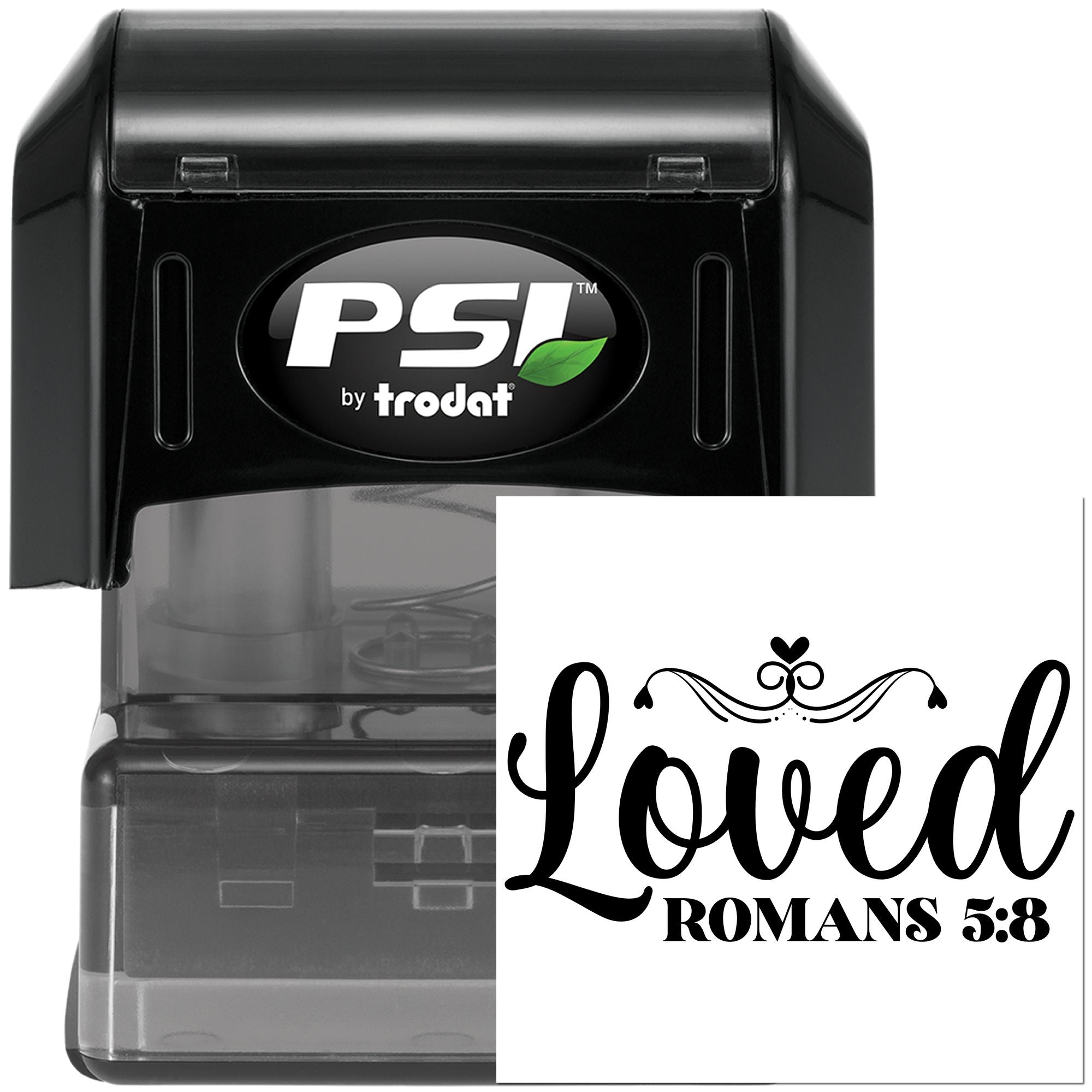 Pre-Inked God's Love Shown Handcraft Stamp