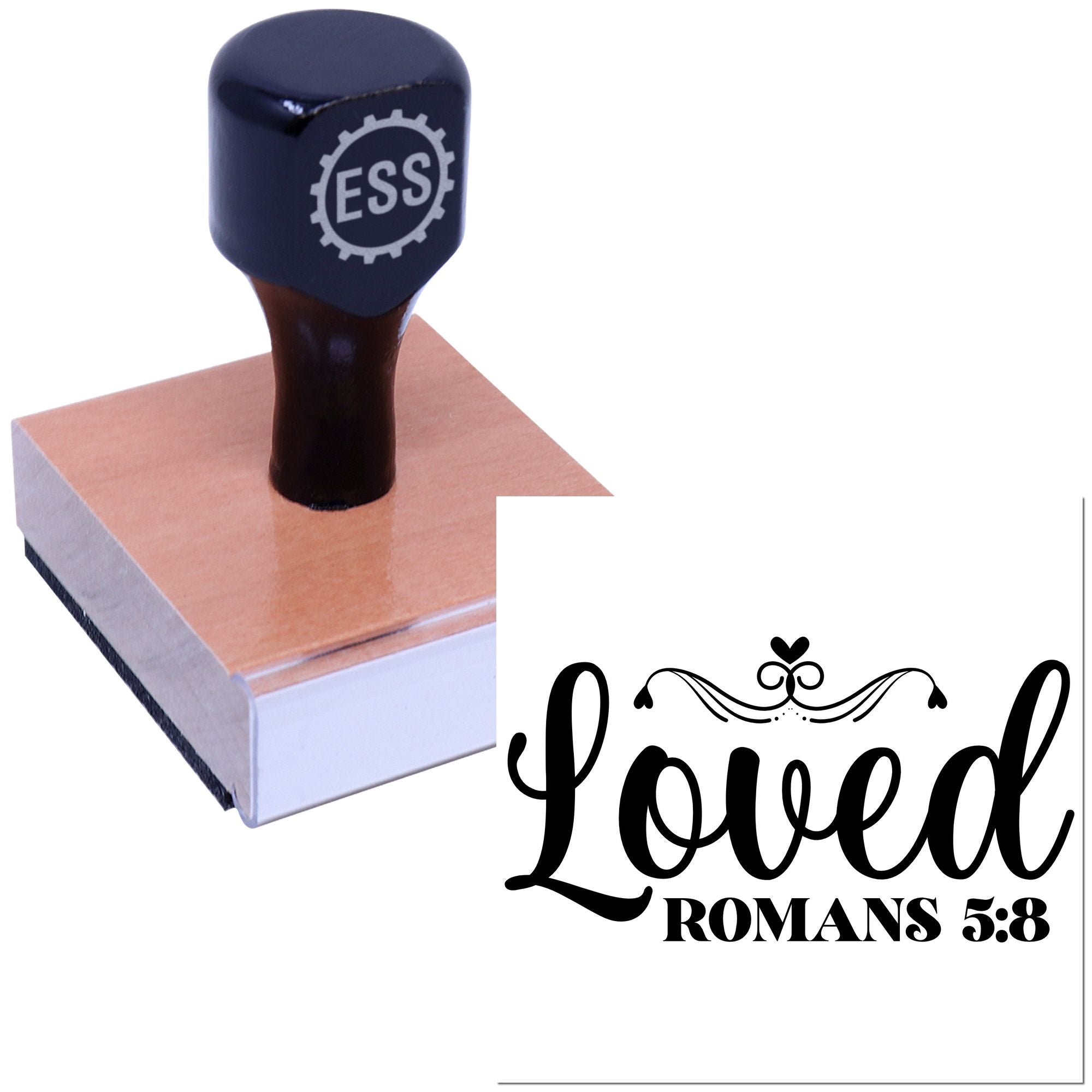 Divine Love Reminder Cardmaking Rubber Stamp