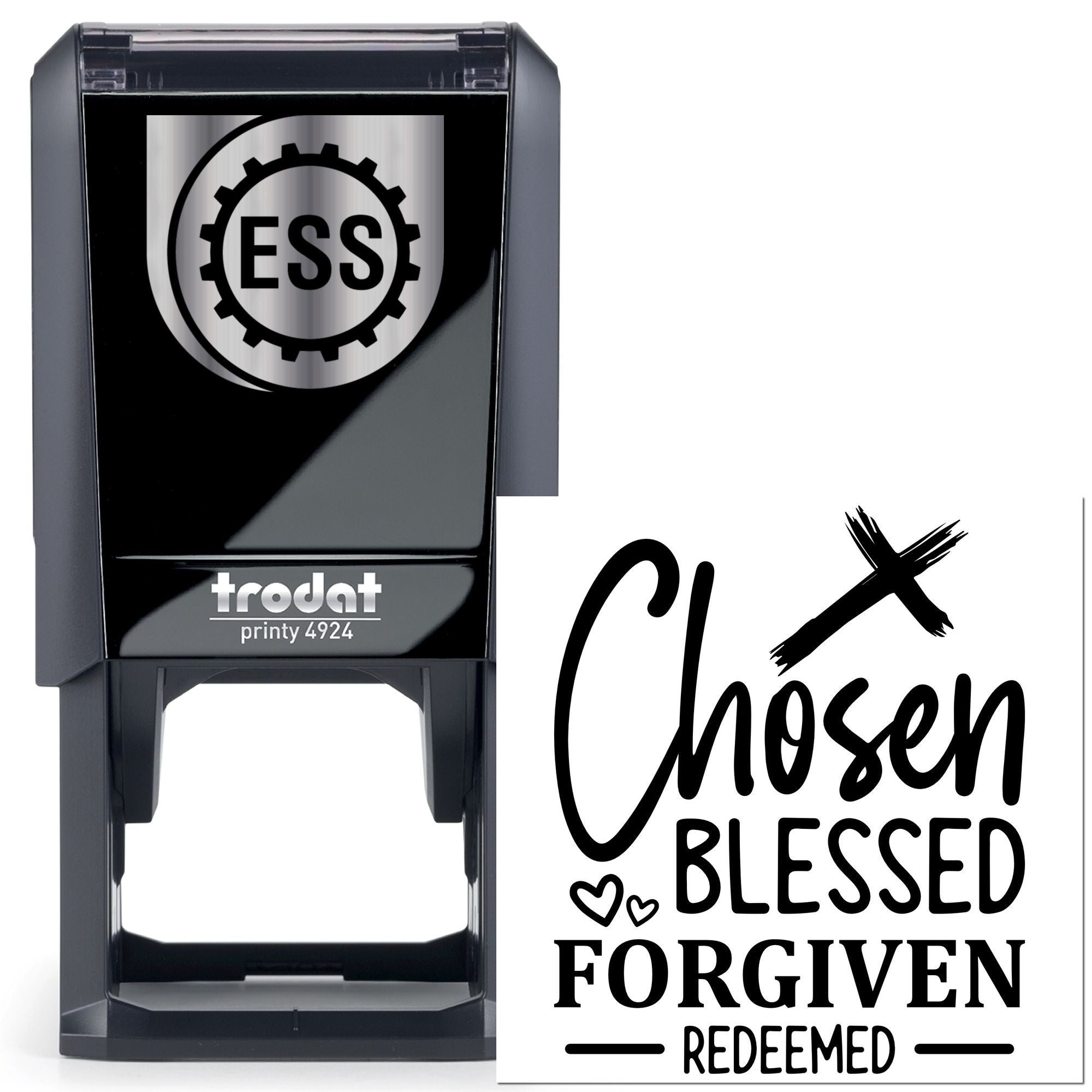 Self-Inking Blessed Redeemed Crafting Stamp