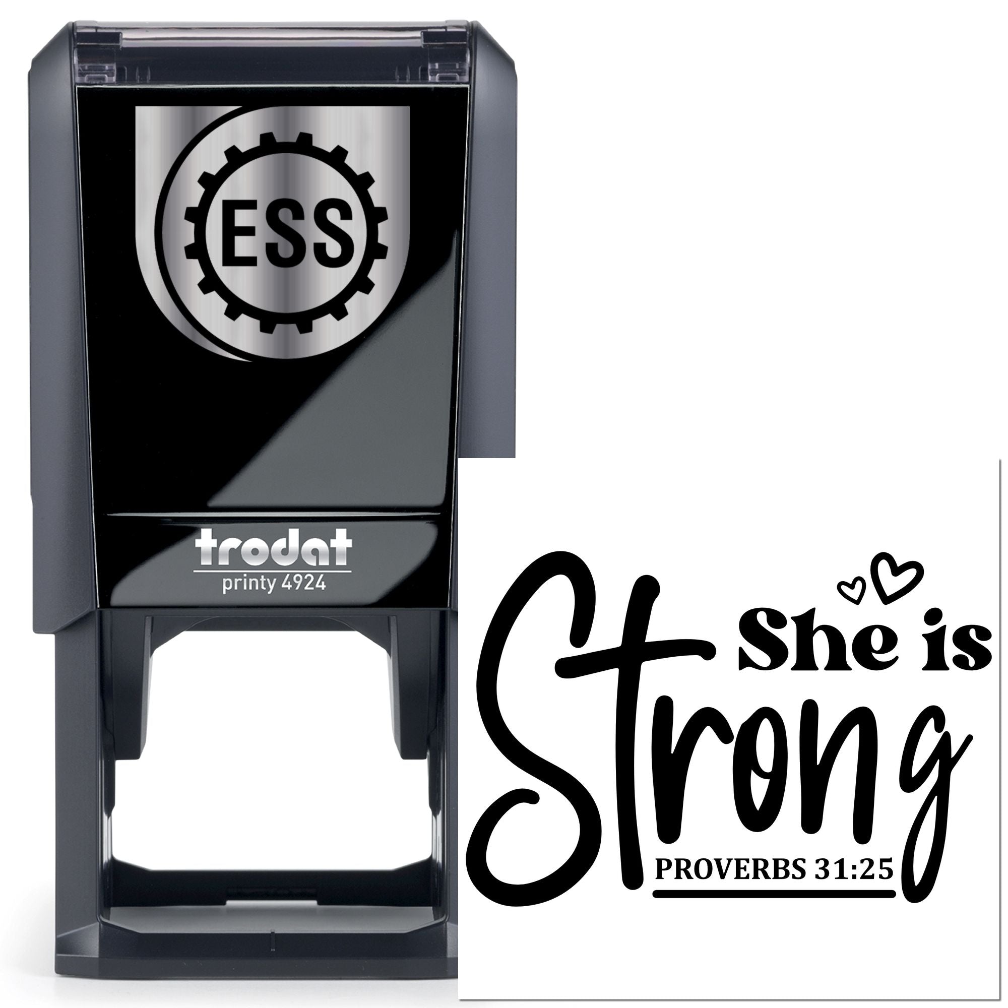 Self-Inking Girl Power Paper Craft Stamp