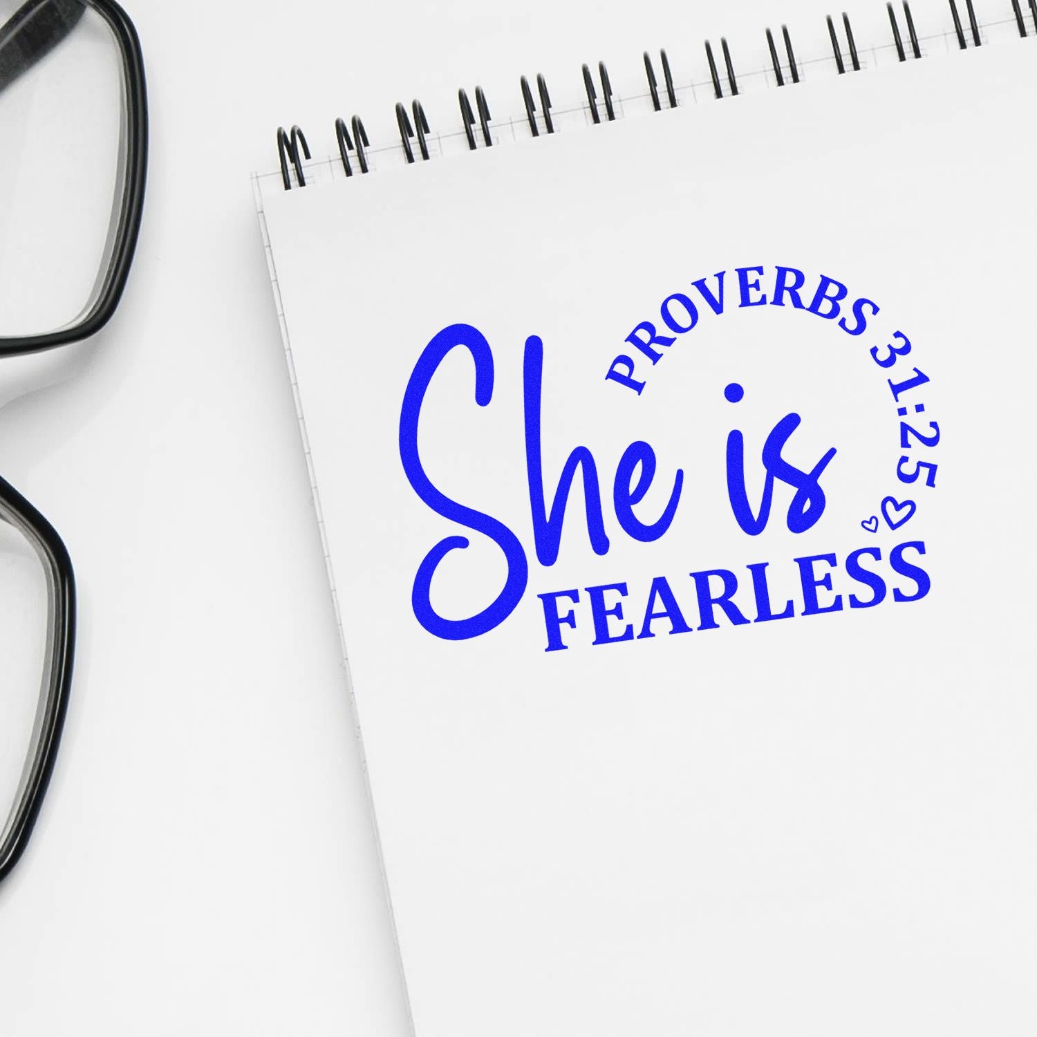 Self-Inking Fearless Woman Cardmaking Stamp