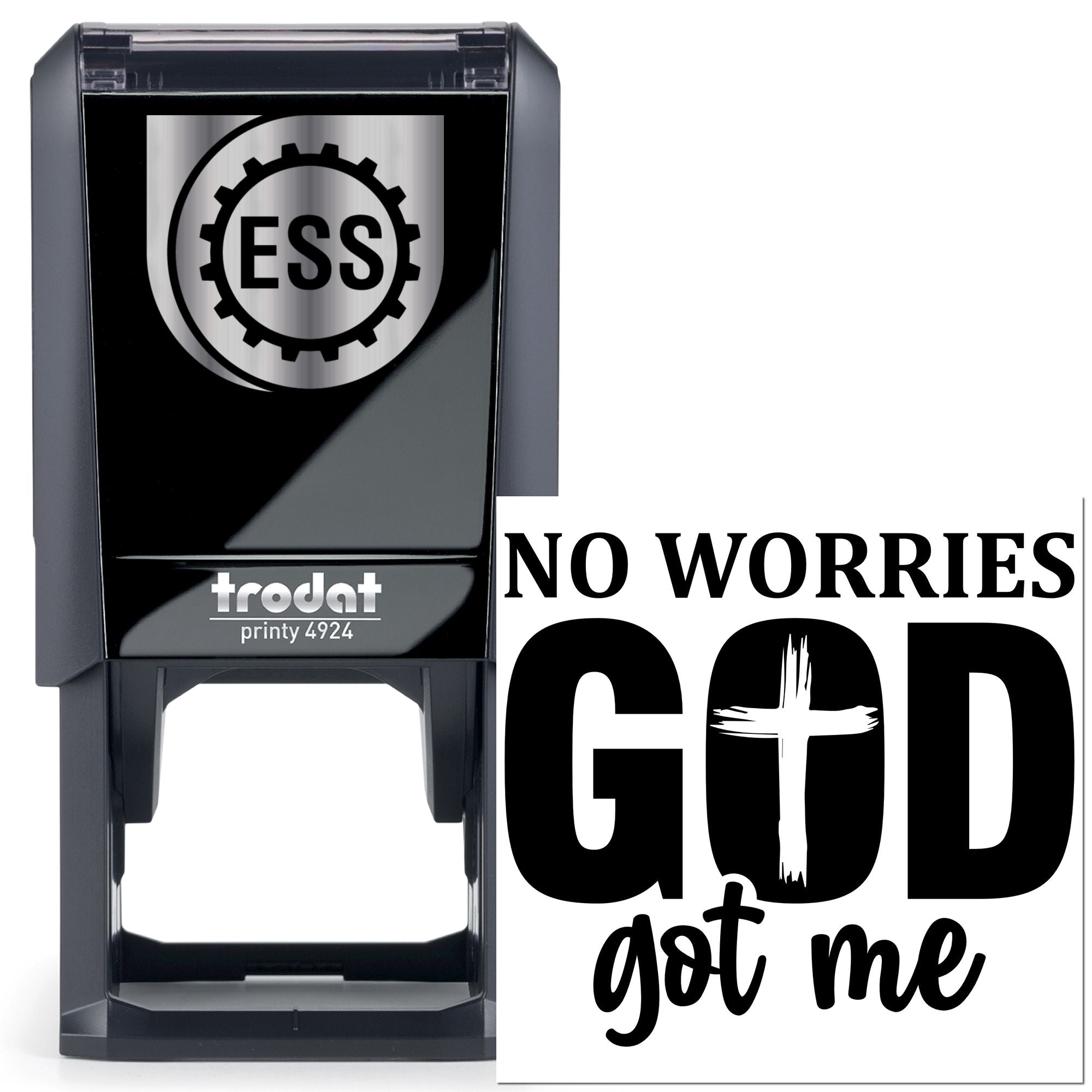 Self-Inking No Worries Paper Goods Stamp