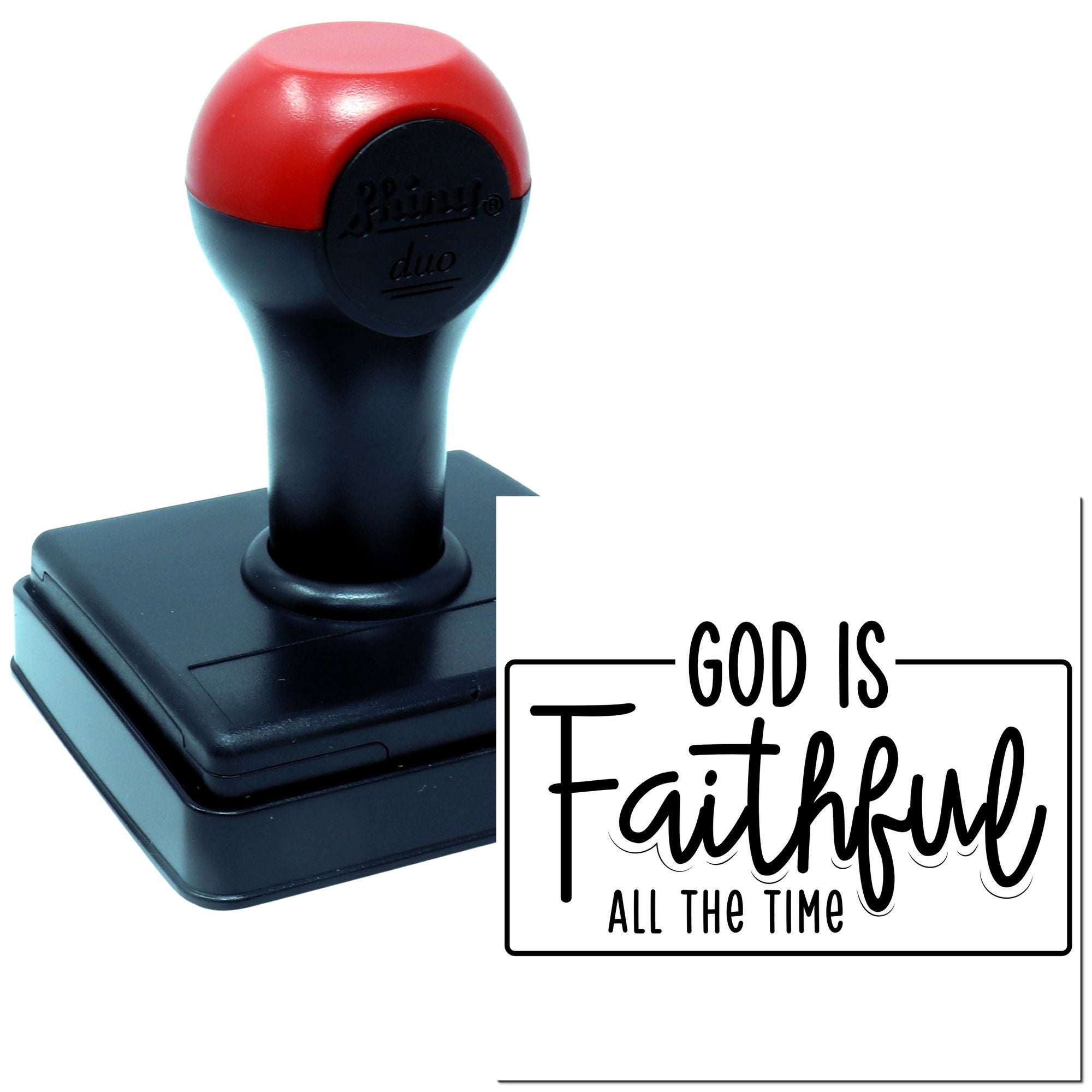 Duo Faithful God, Always And Forever Hand Stamp