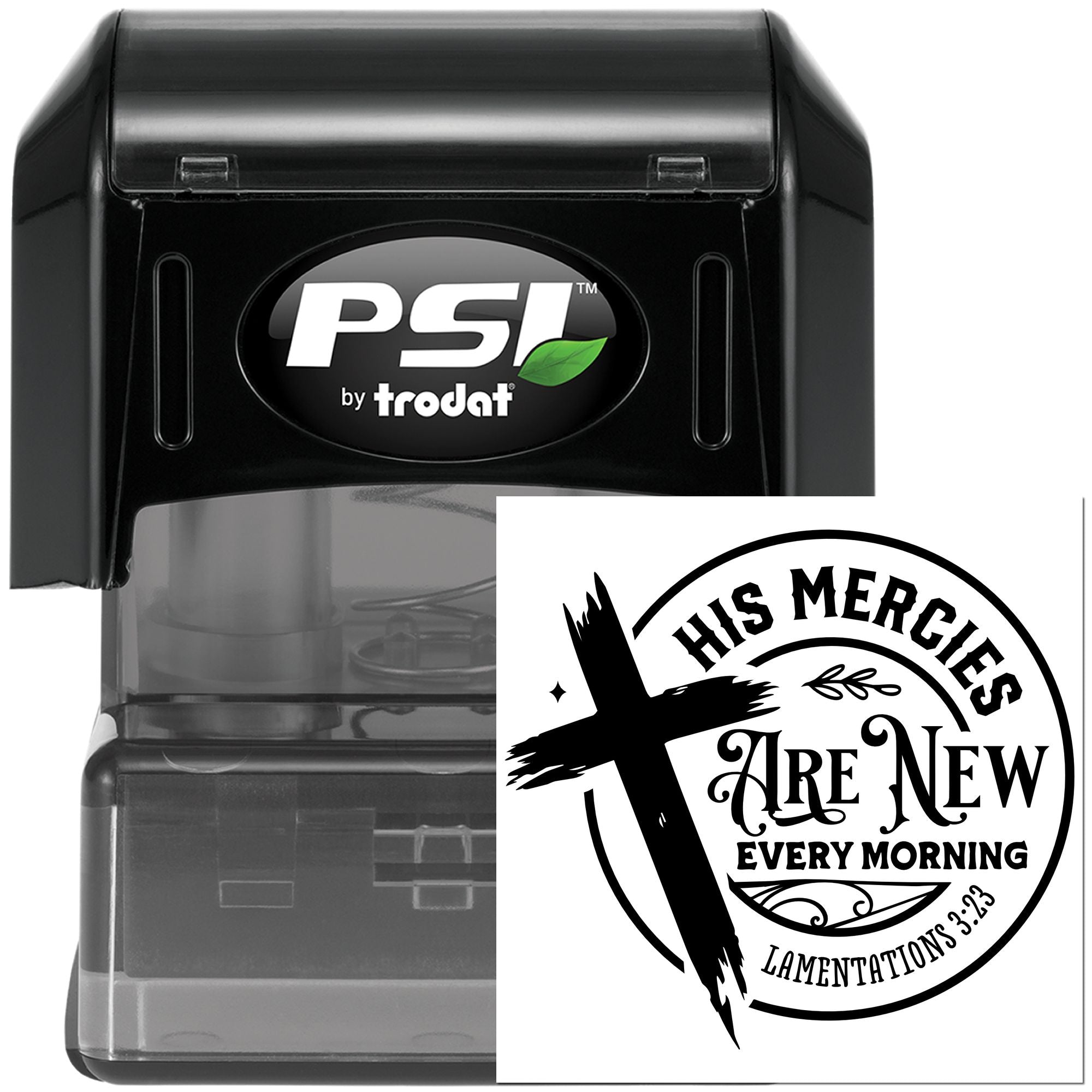 Pre-Inked New Morning Mercies Favor Tag Stamp