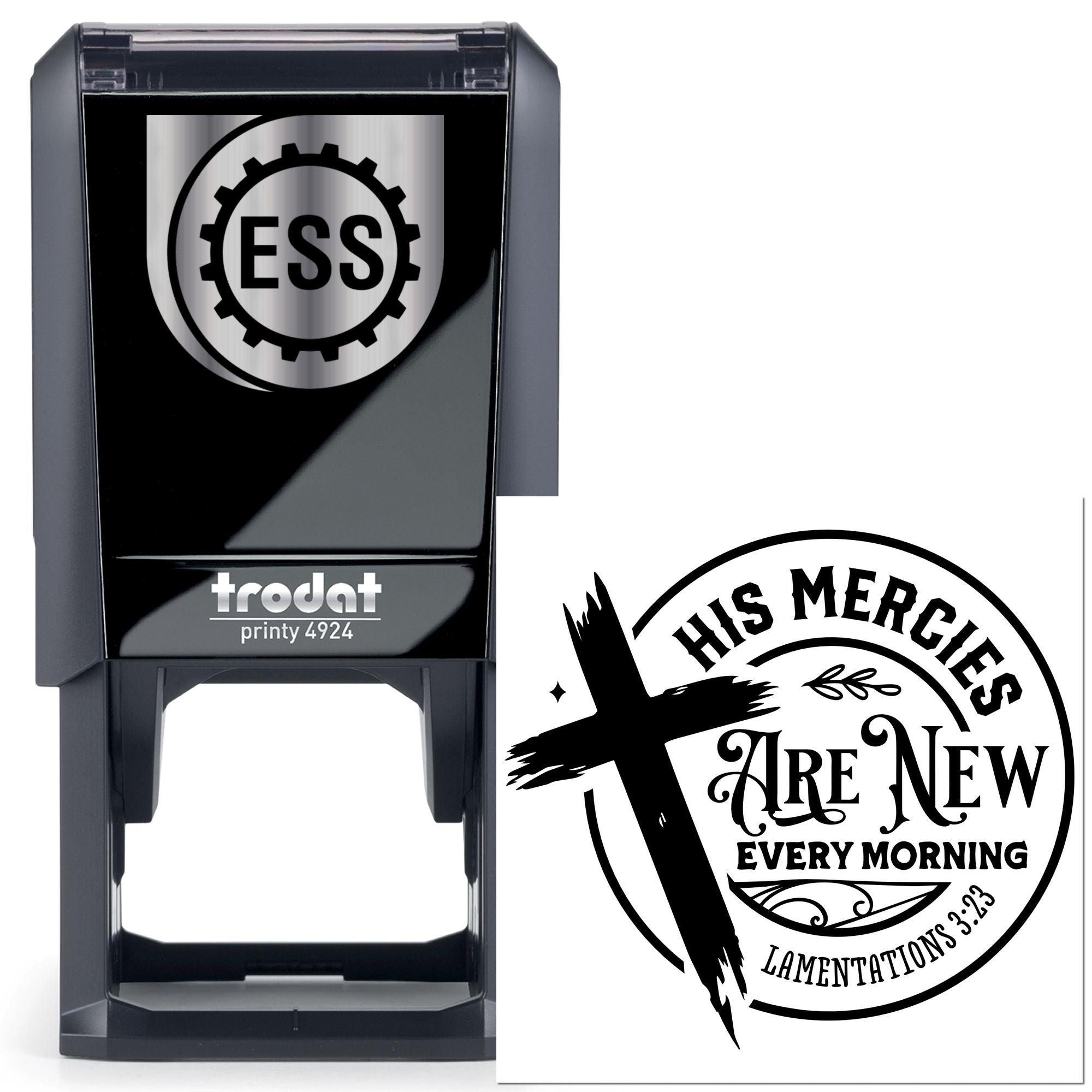 Self-Inking New Morning Party Favor Stamp