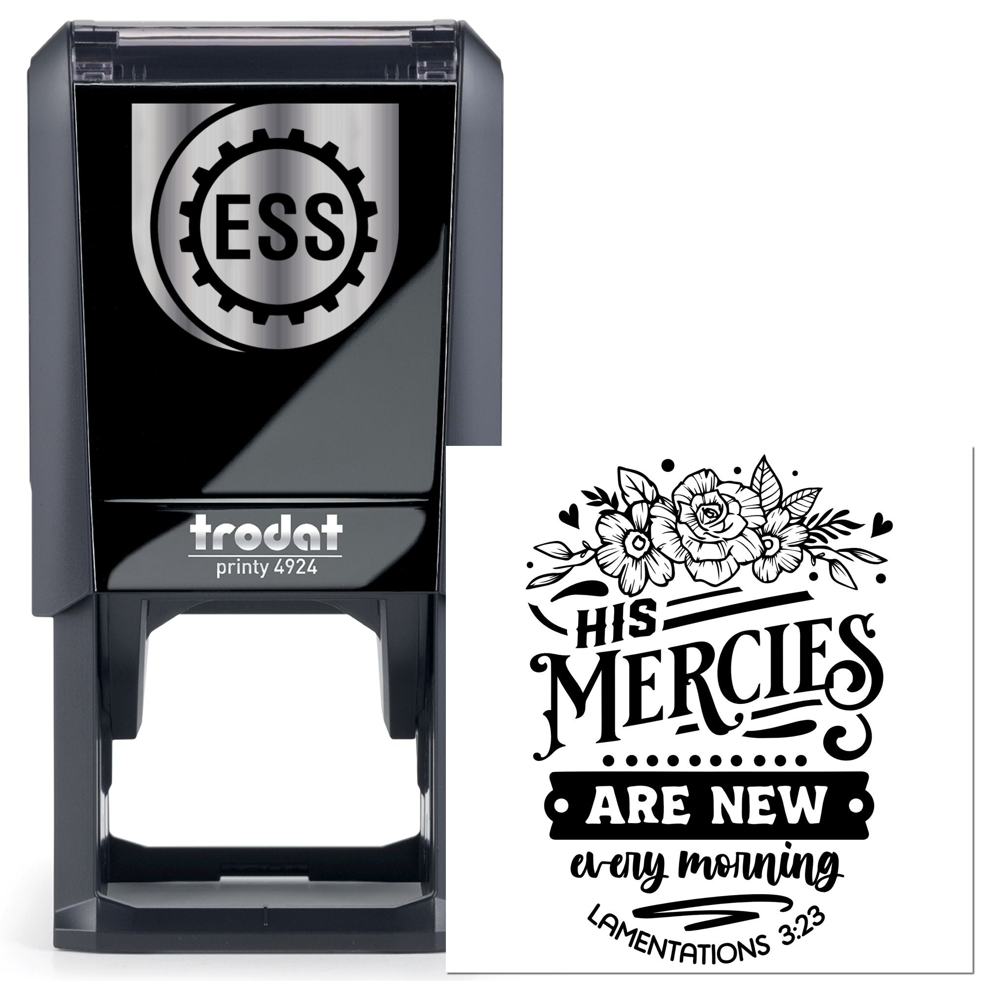 Self-Inking New Mercies Scrapbook Stamp