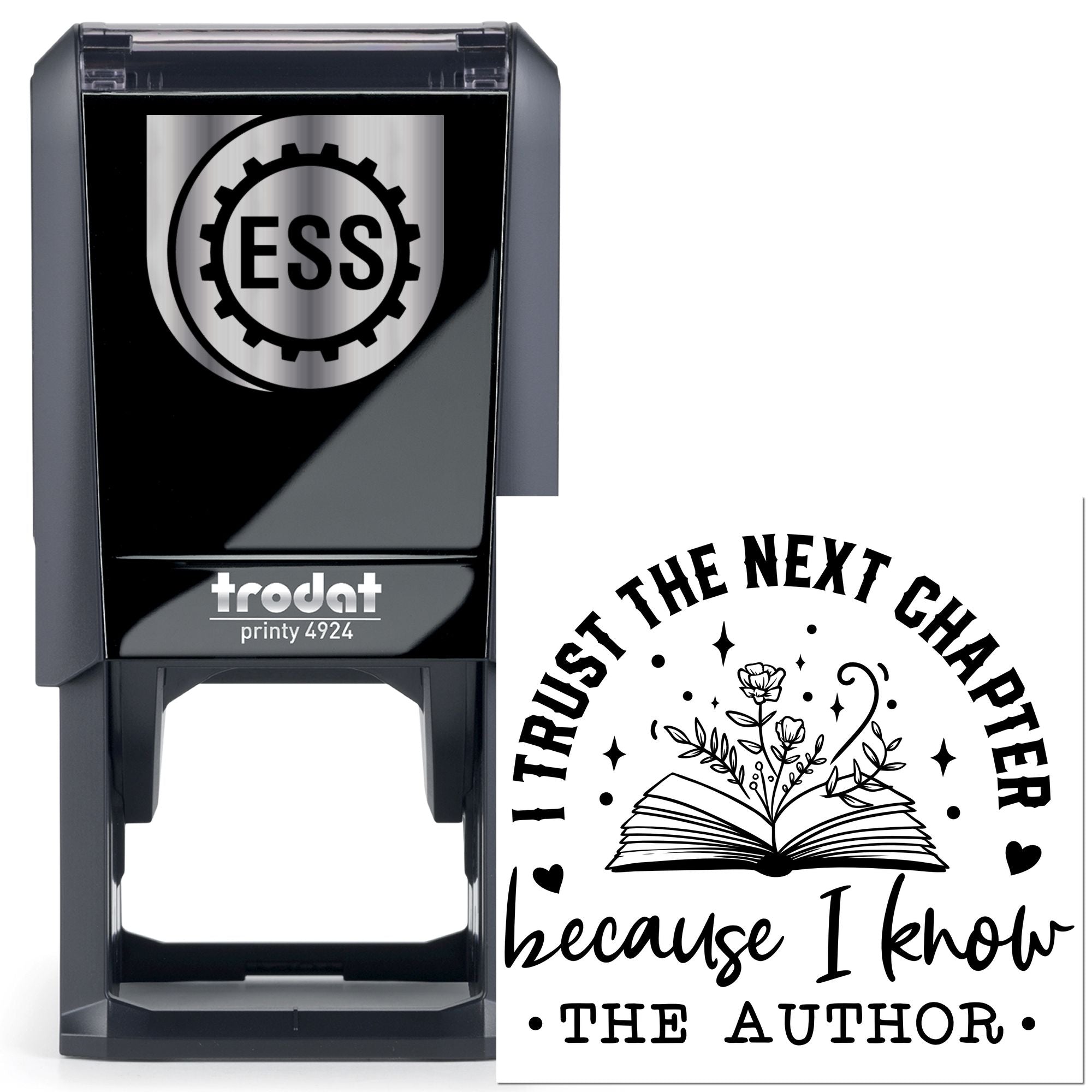 Self-Inking Author Wisdom Papercraft Stamp