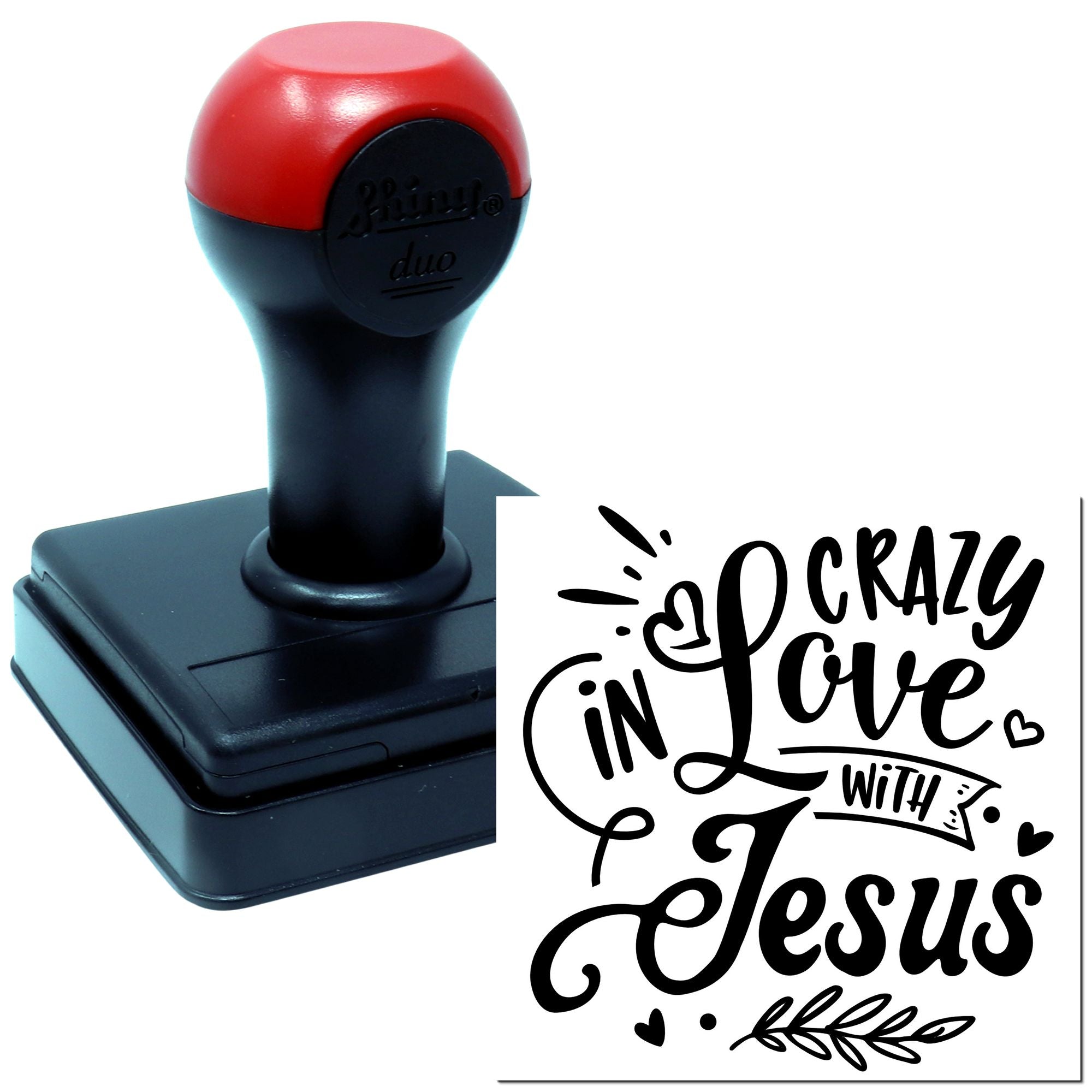 Duo Crazy In Love With Jesus Hand Stamp