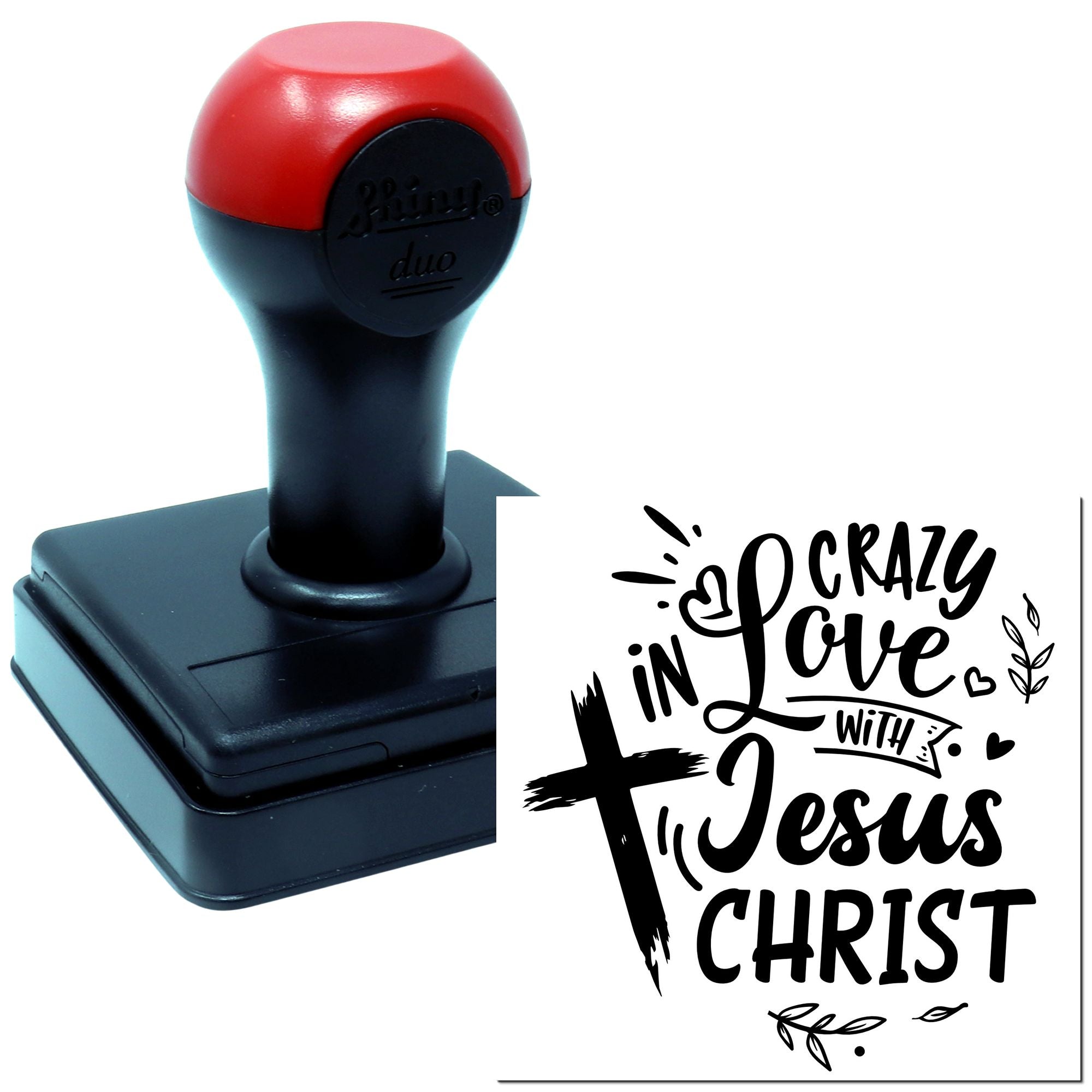 Duo Crazy In Love With Jesus Hand Stamp